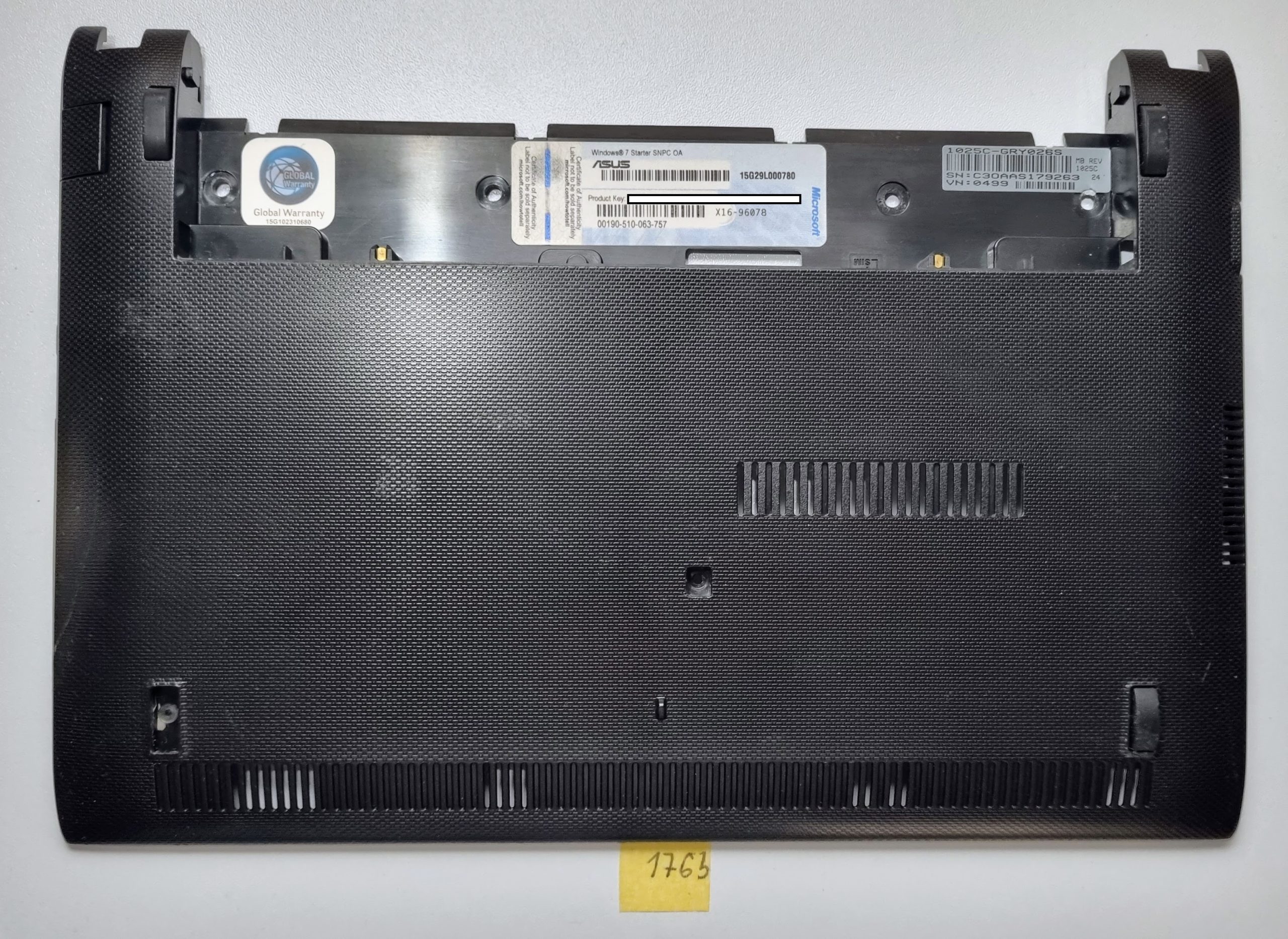 Asus Eee PC 1025c-gry026s Seashell Untere Abdeckung Austausch - Laptop-Teile