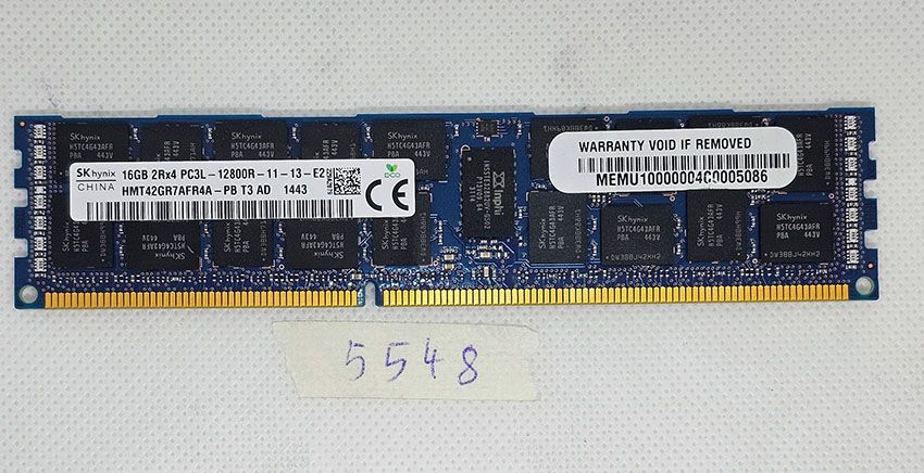 16 GB 2Rx4 PC3L 12800R Speichermodul HMT42GR7AFR4A-PB für Desktop