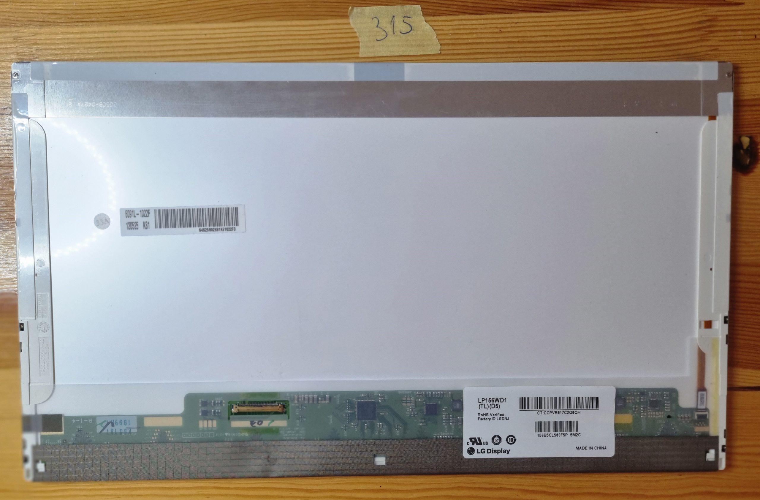 LAPTOP LCD-BILDSCHIRM 15,6 LG LP156WD1 (TL) (B4 ) 1600x900 40 Pin – Bild 2