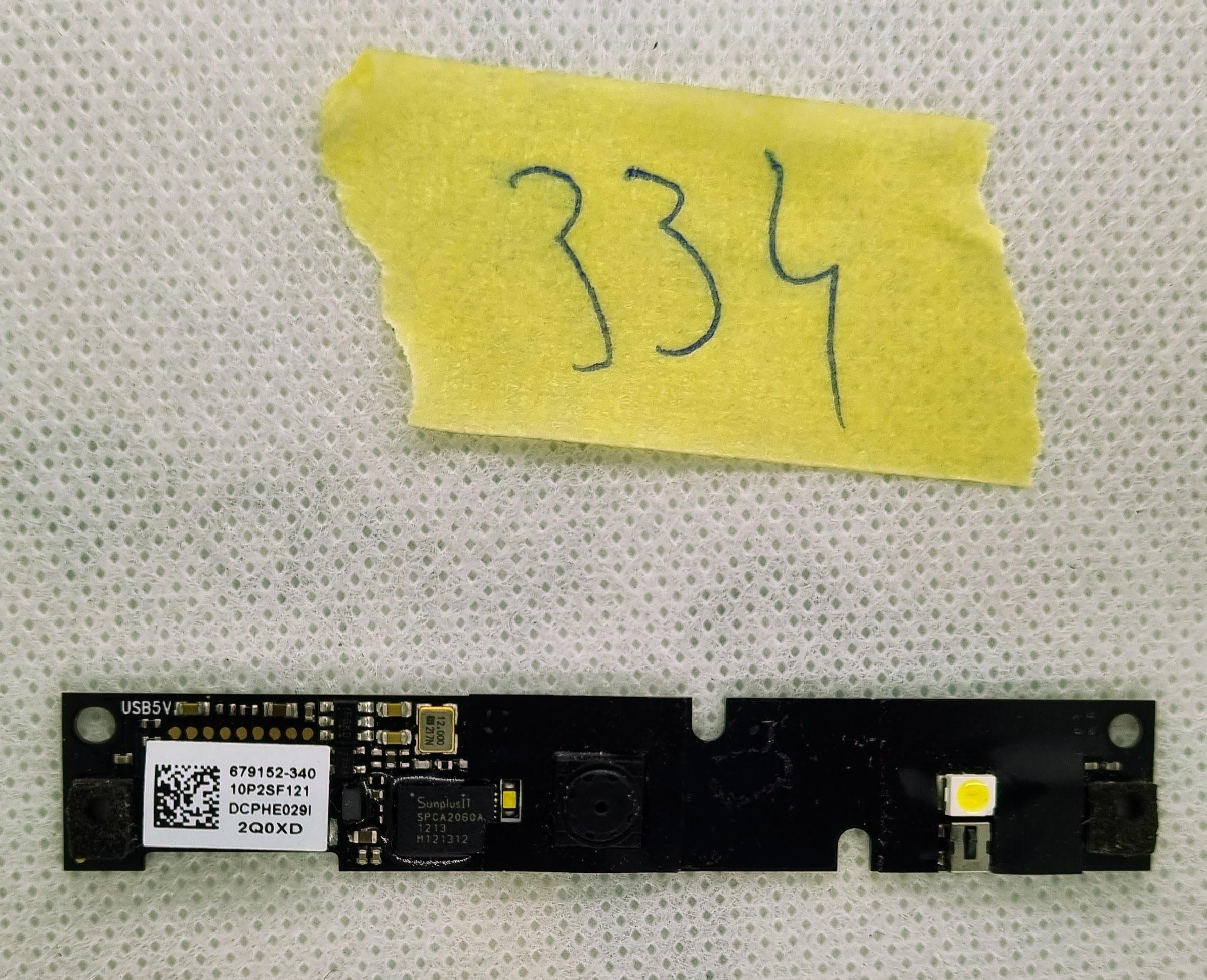 679152-340 Webcam für HP Elitebook 8560p, Elitebook 8570p – FRANKREICH / MwSt.