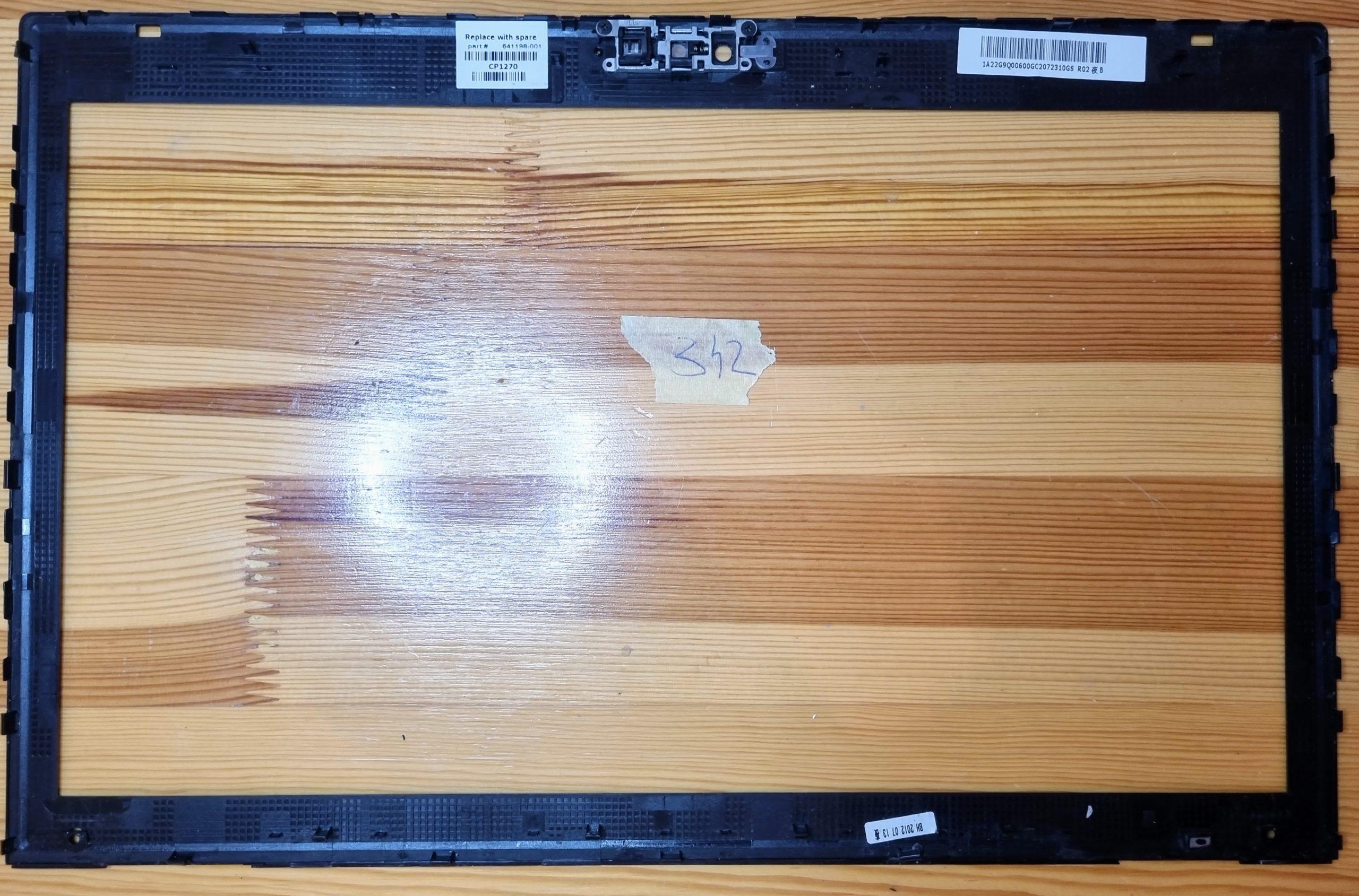 HP EliteBook 8560P Displayrahmen Frontabdeckung Blende 641198-001 – Bild 2