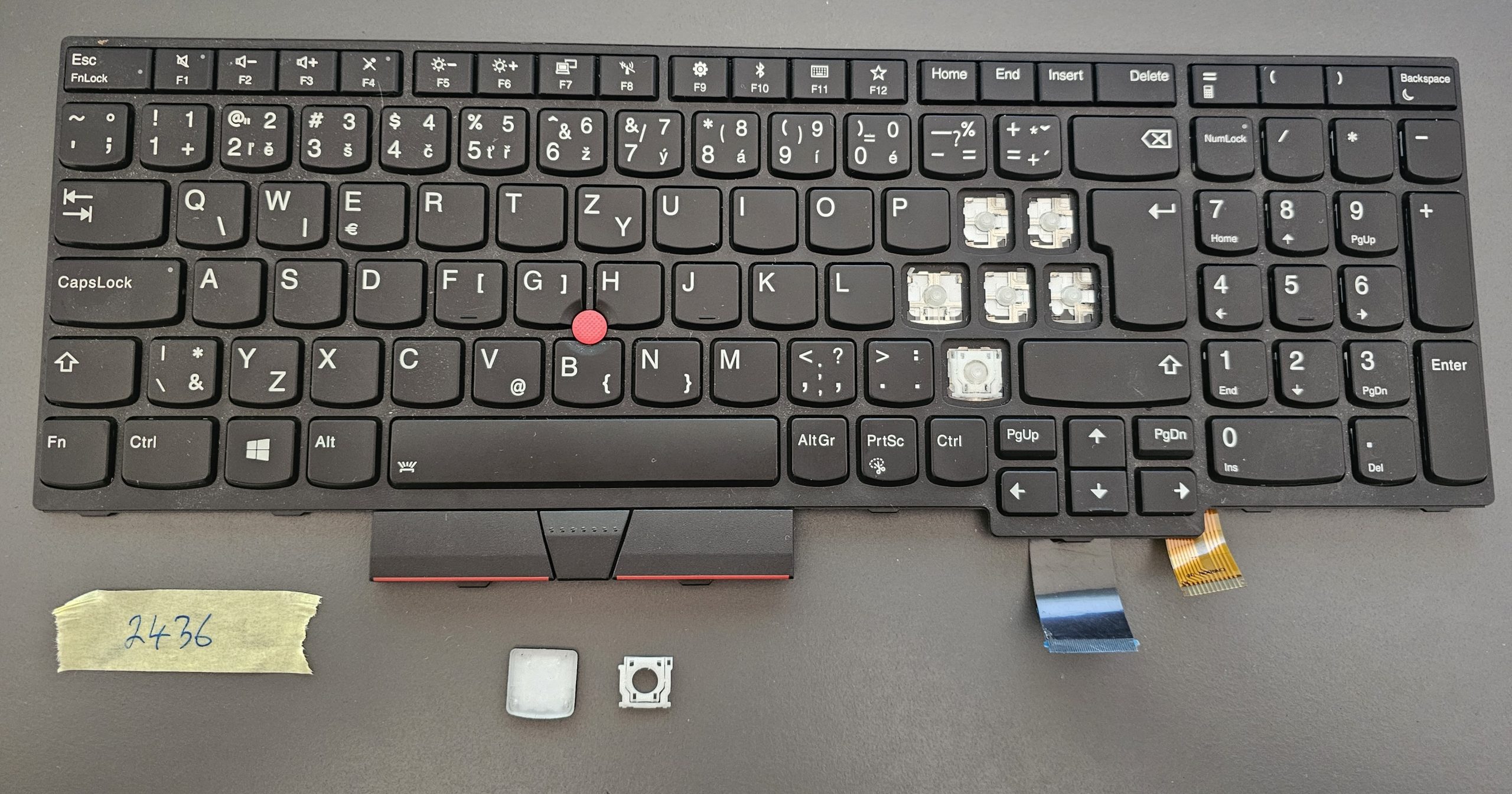 RTDpart Laptop-Tastatur für Lenovo Thinkpad 13 Gen 2 T470S T460S UK – Hintergrundbeleuchtung | SN20Q84155 | QUERTZ-Layout | Ersatztaste