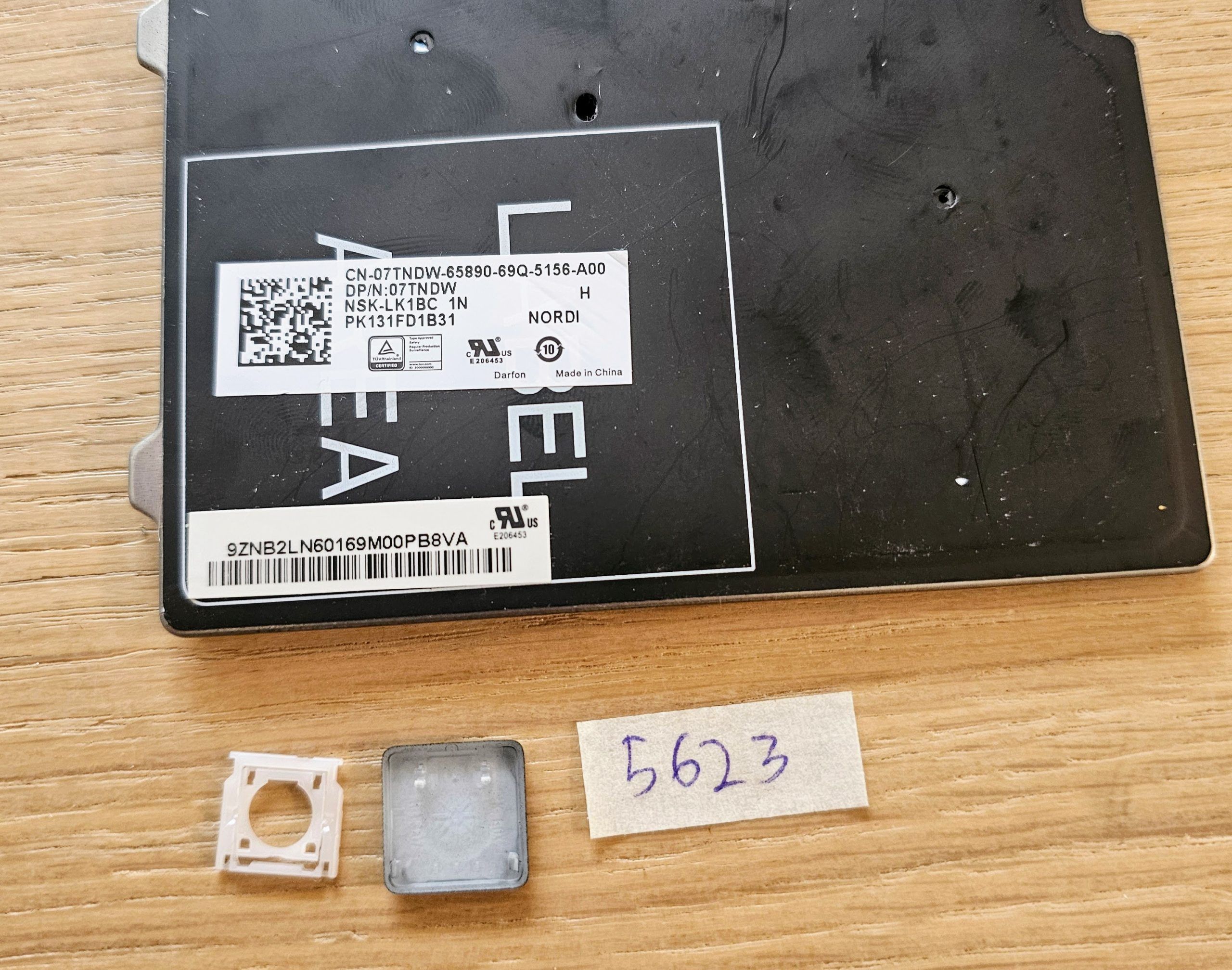 Dell Latitude E5450 E5470 E7470 E7450 Tastatur-Tasten-Ersatz - Hintergrundbeleuchtung (Original 07TNDW) – Bild 2