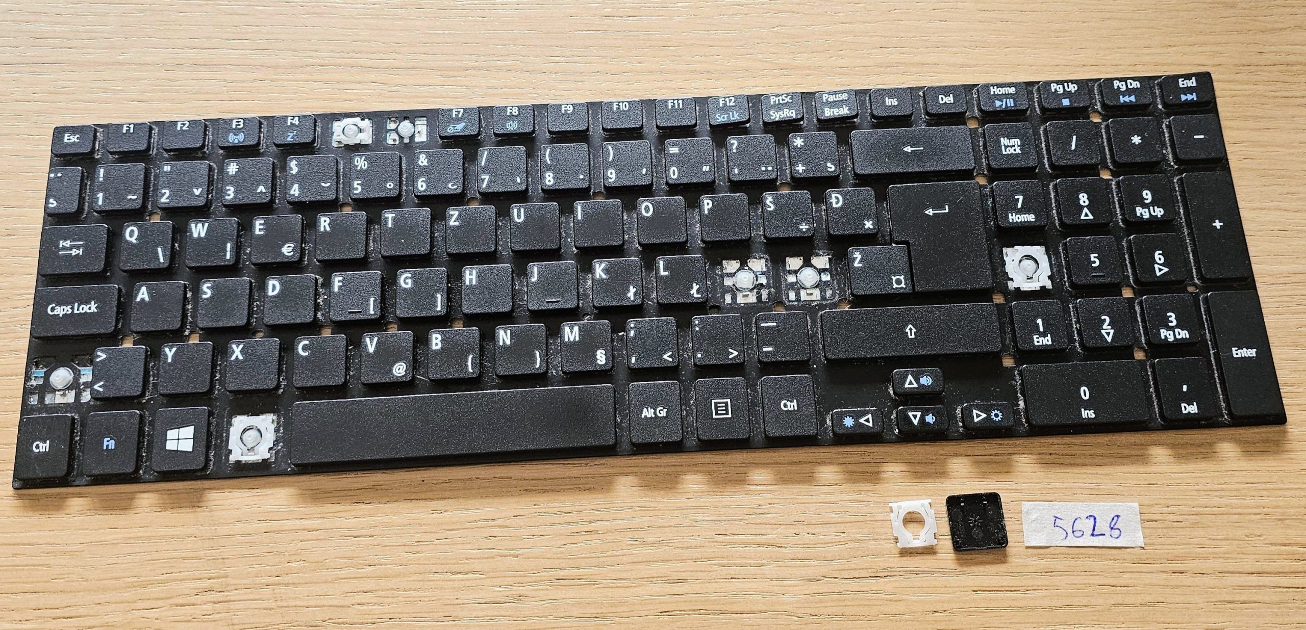Ersatz-Tastaturtasten der Acer Aspire ES17-Serie – ohne Hintergrundbeleuchtung (V121702AK4)