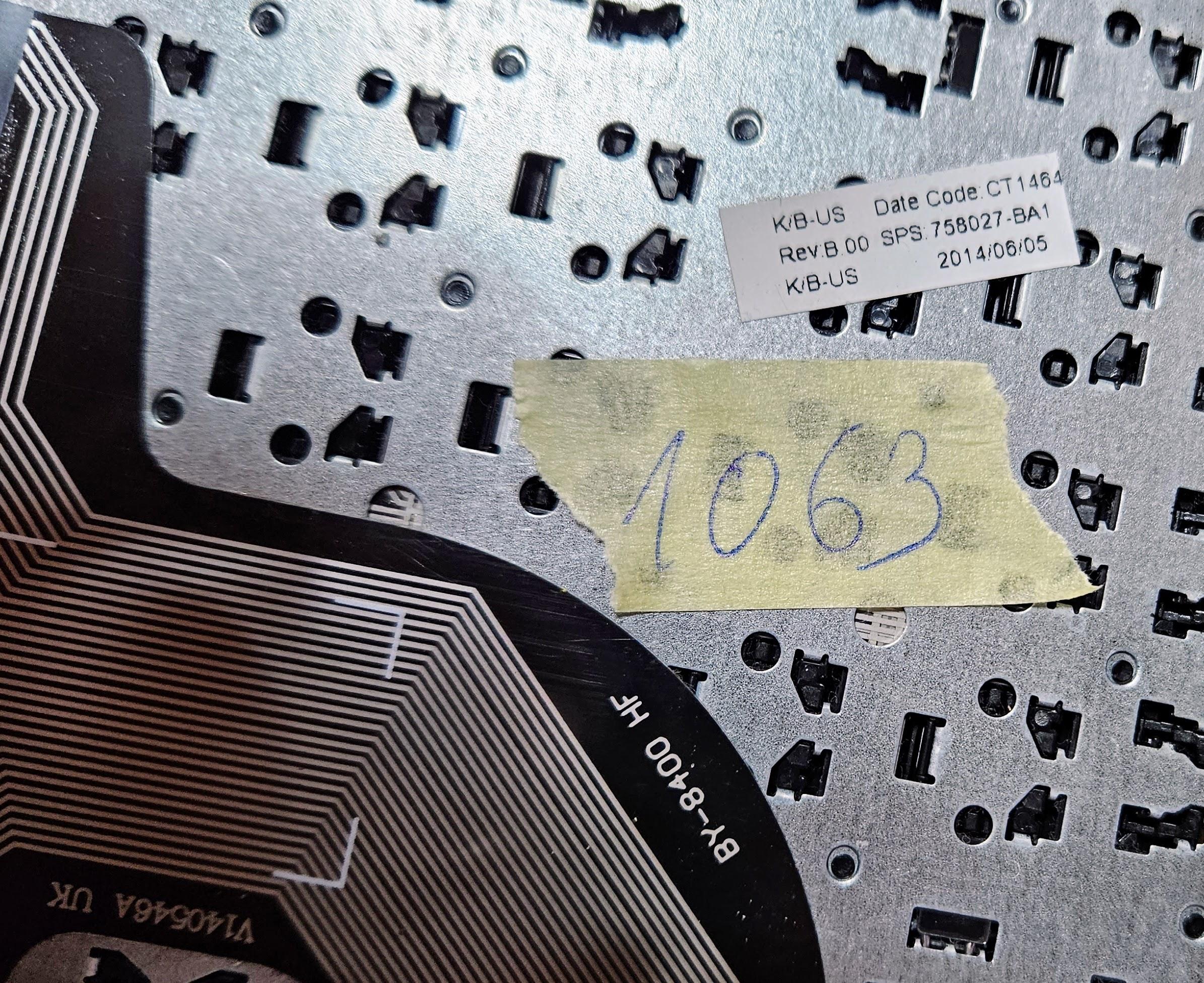 Einzeltasten für Tastatur HP 350 G1 350 G2 355 G1 355G2 752928-001 758027-001 758027-001 ba1 – Bild 3