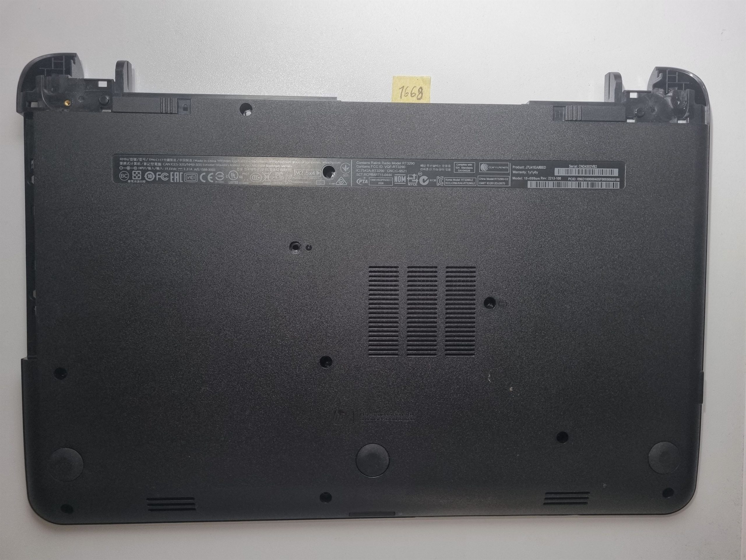 775087-001 AP14D000D00 ECHTE HP BASIS ABDECKUNG Für HP 15-R 15-G 250 255 256 G3