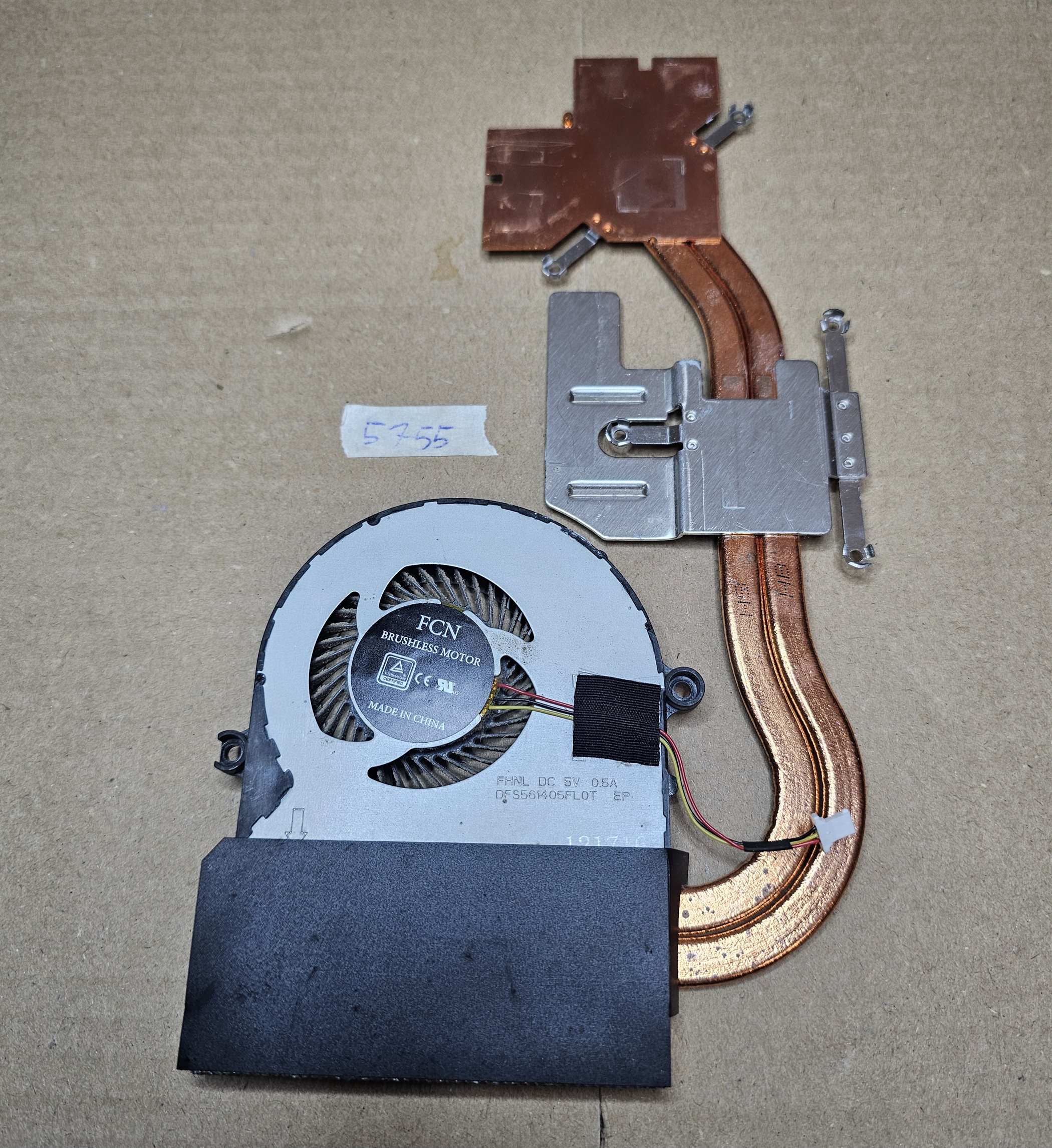 Acer VX5-591 CPU-Lüfter DFS5S1405FL0T | Laptop-Kühler-Ersatz | Originalteil