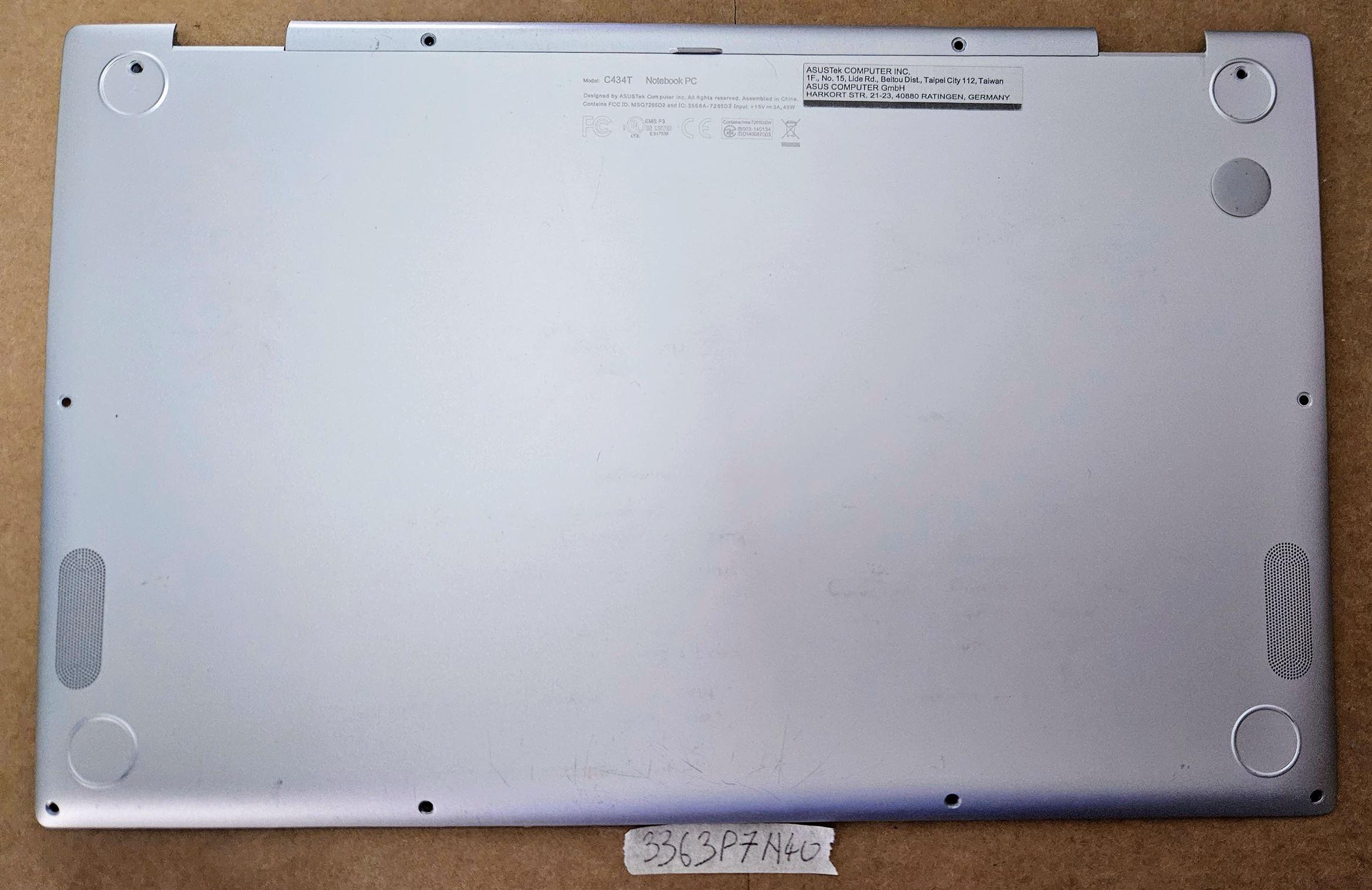 Asus Chromebook Flip C434T C434TA Basisgehäuse-Unterteil 13N1-7EA0521 – Original-Ersatz