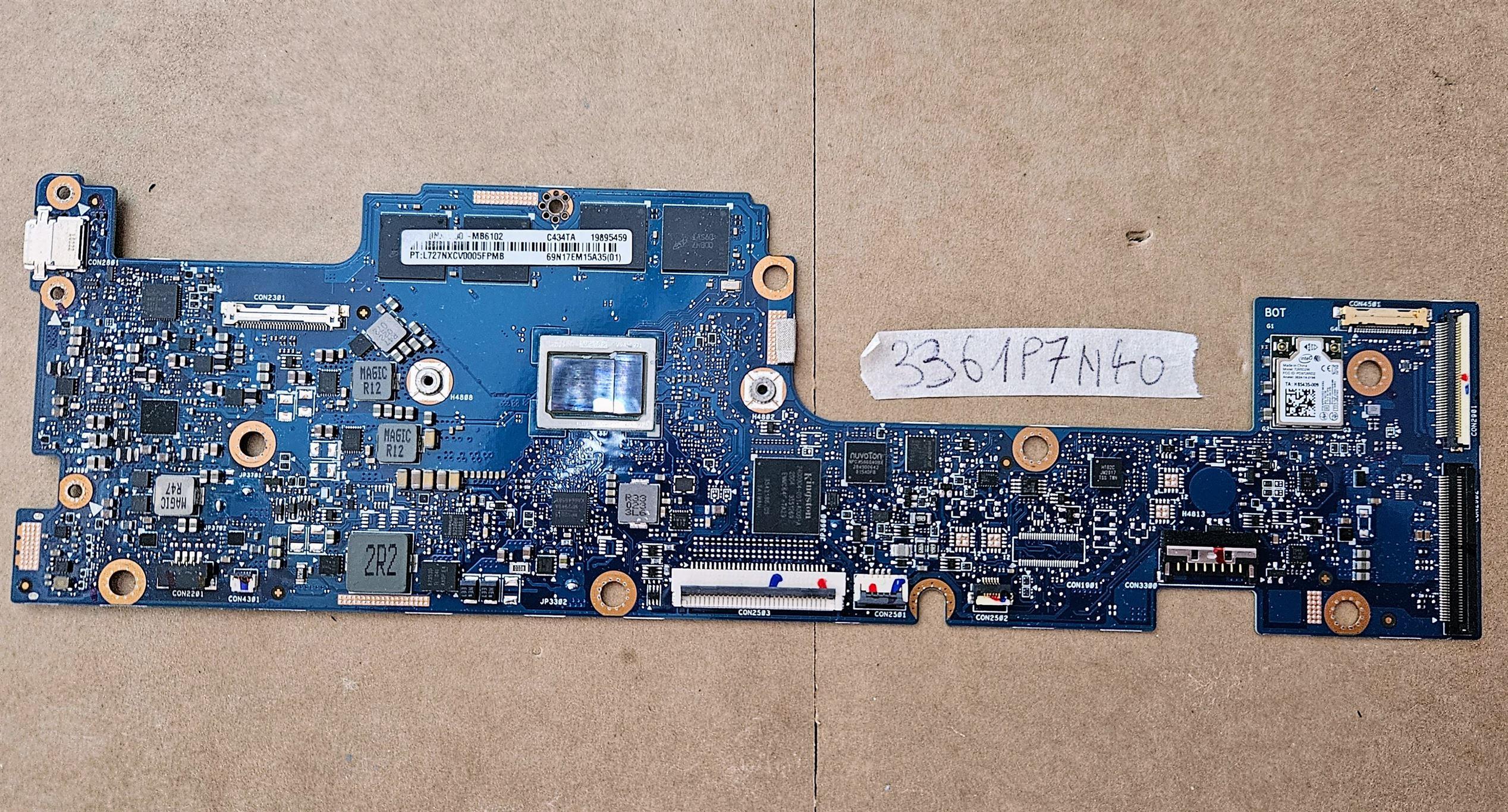 Asus Chromebook Flip C434TA-Serie, Intel Core m3-8100Y SRD23, 4 GB RAM, 64 GB eMMC, Laptop-Motherboard – Originalersatz