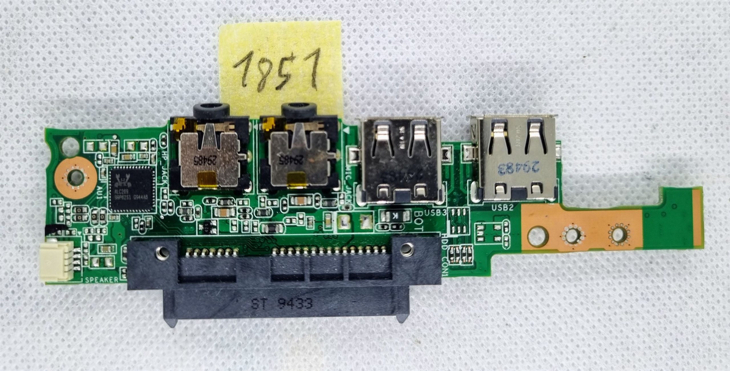 Asus Eee PC 1005PR Audio-USB-Platine 60-0A1LI01000-A03