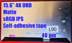 HP NE160QAM-NZ1 LCD 15,6" 4K UHD IPS Matt 40 Pin mit Klebeband Neu