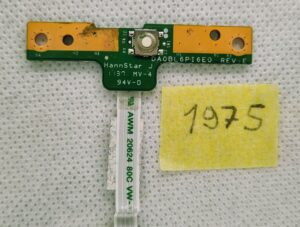 DA0BL6PI6E0 Original OEM Toshiba Touchpad On/Off Board mit Kabel Satellite L755