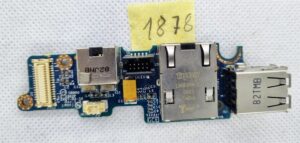 DELL Latitude D630 USB-Ethernet-LAN-Anschlussplatine LS-3302P Ersatzteil