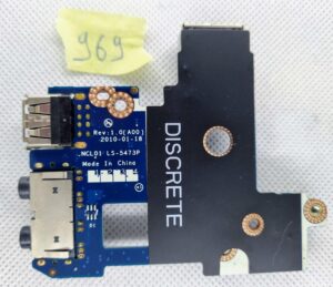 DELL Latitude E6410 USB-Audioplatine mit Netzwerkbuchse LS-5473P