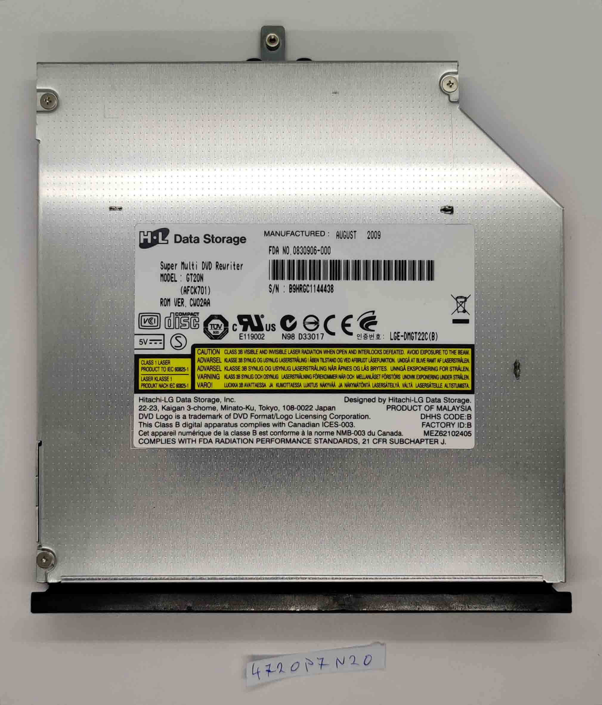 DVD-Brennerlaufwerk für Fujitsu Esprimo X9510 V6555 V6535 V6545