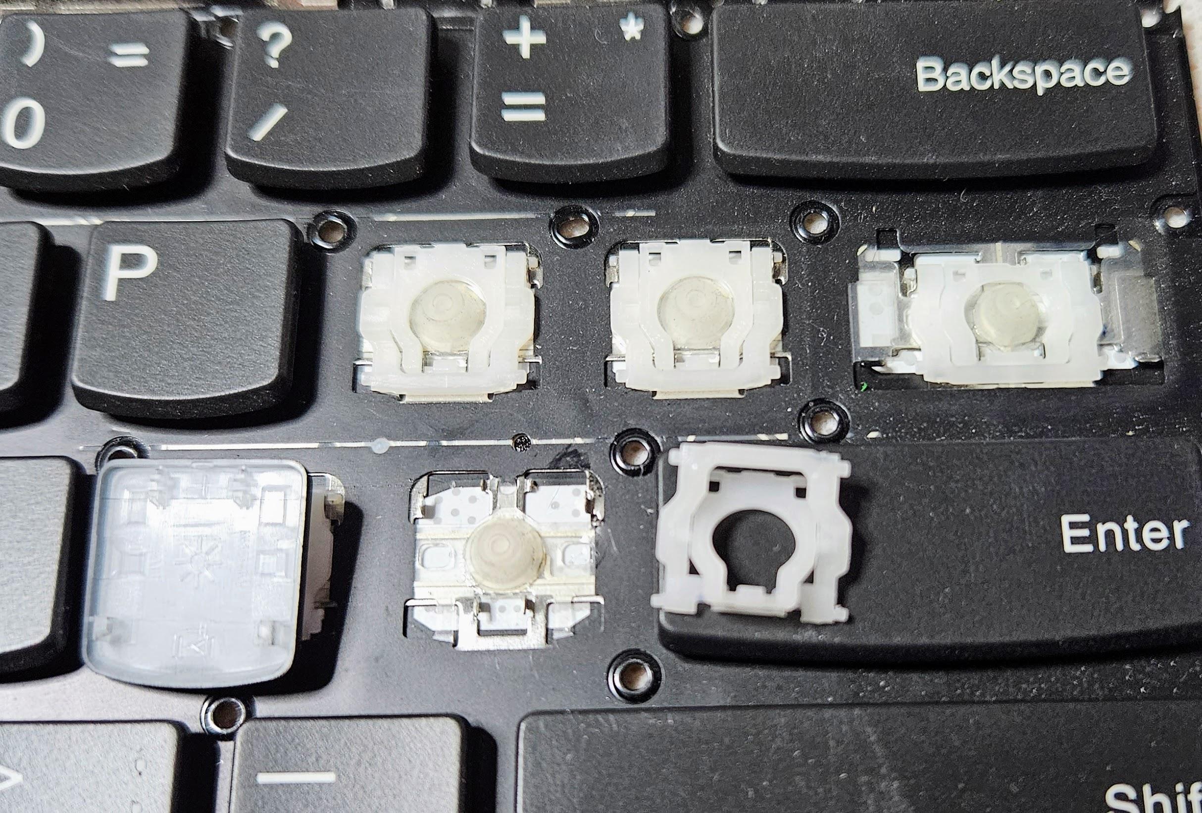 Einzeltasten für Tastatur US Dell E5570 E5580 Precision 15 3000 15,17 7000 0383D7 Backlit – Bild 2