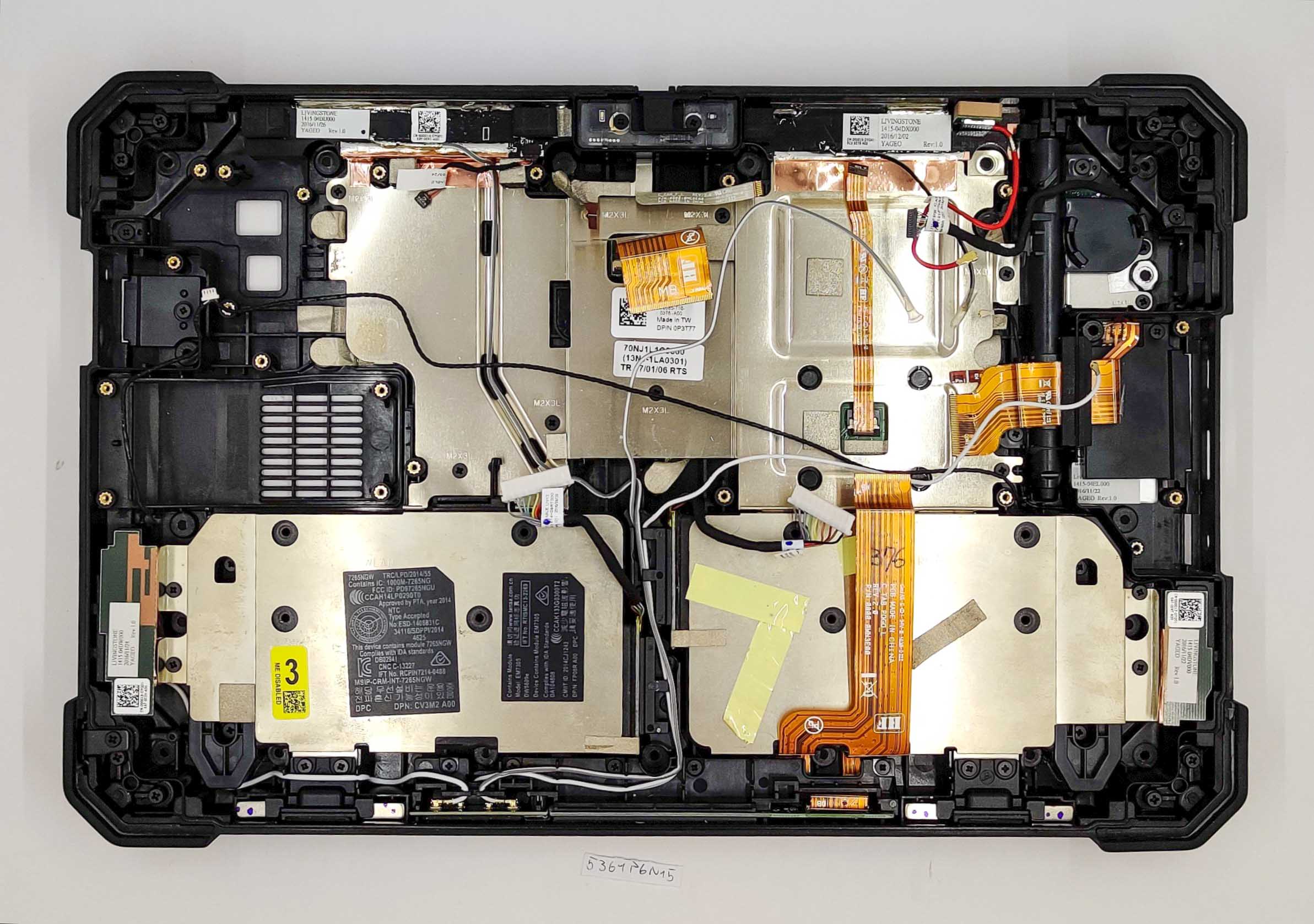 Dell Latitude 12 Rugged Tablet 7202 Unteres Gehäuse 0P3T77 Originalteil – Bild 2