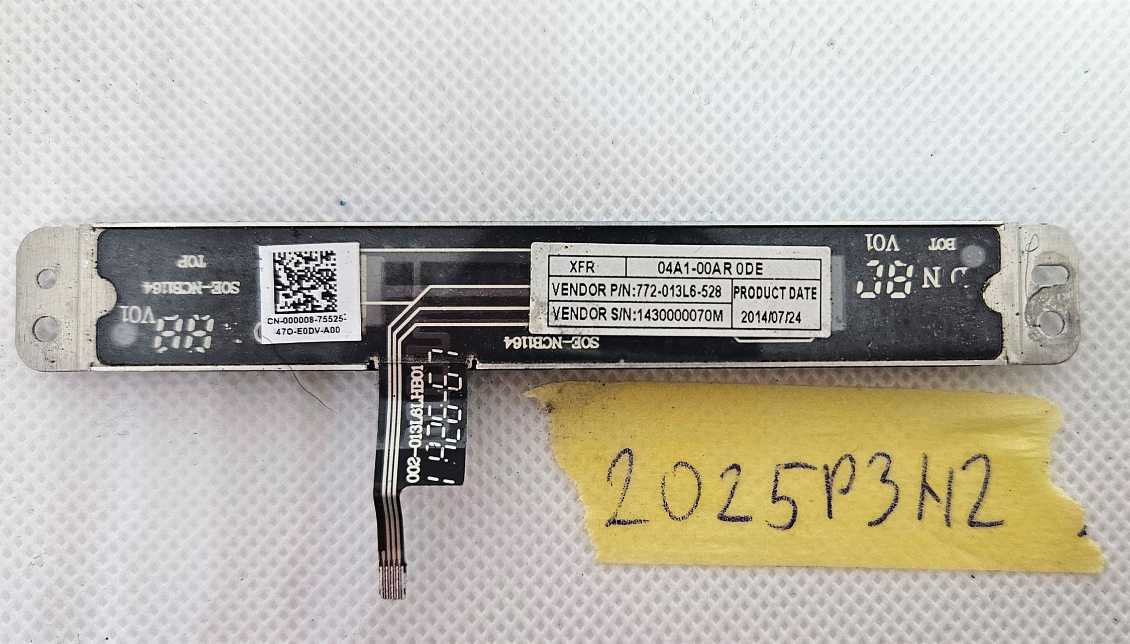 Dell Latitude 14 Rugged Extreme 7404 Maustasten 000008 772-013l6-528