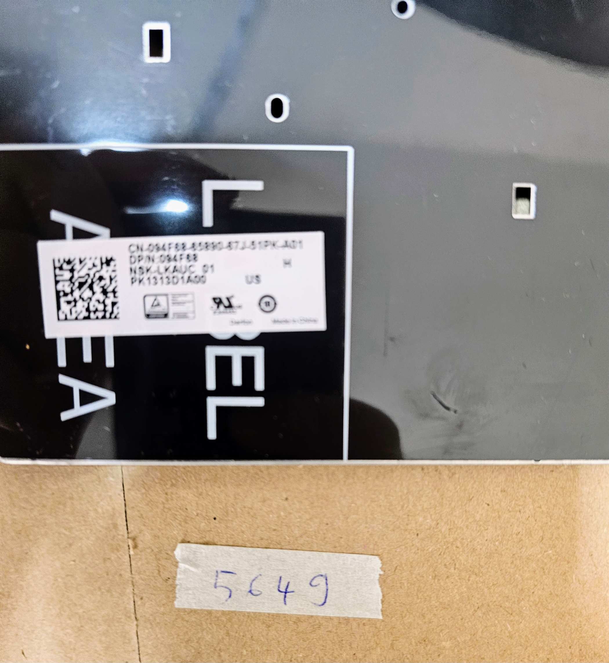 Dell Latitude 5480 14 Zoll Original US-Tastatur 94F68 PK1313D1A00 OEM – Bild 2