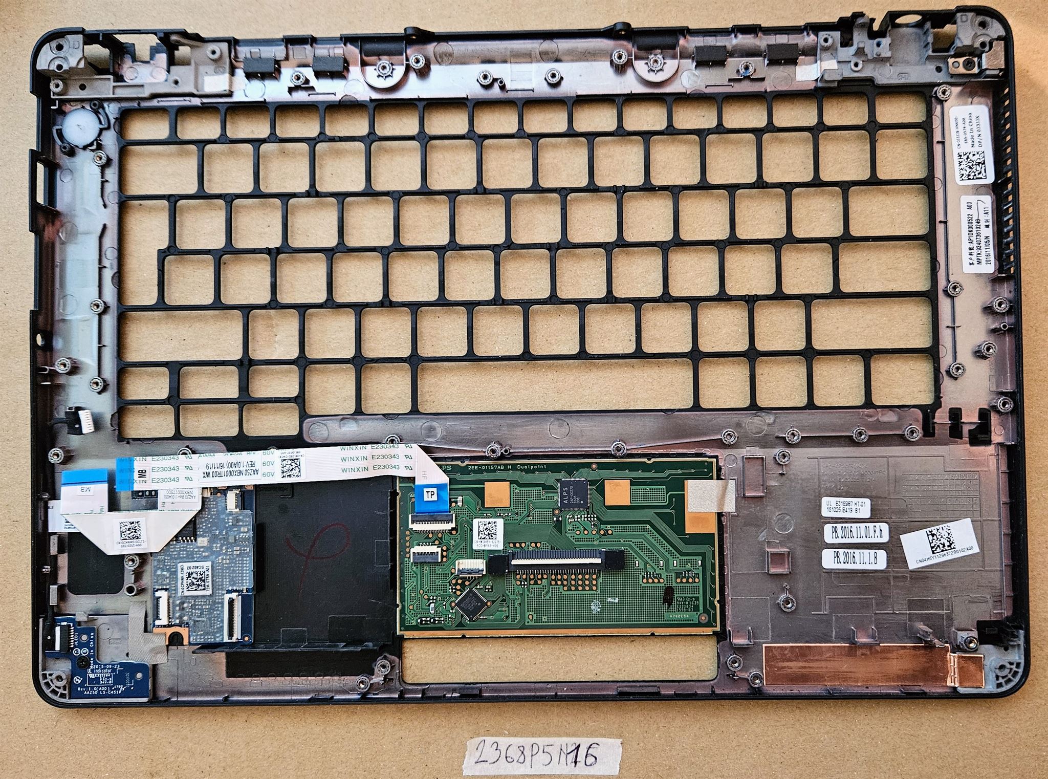 Dell Latitude 7270 E7270 Handauflagenabdeckung 0J3JJX - Original-Ersatzteil – Bild 2