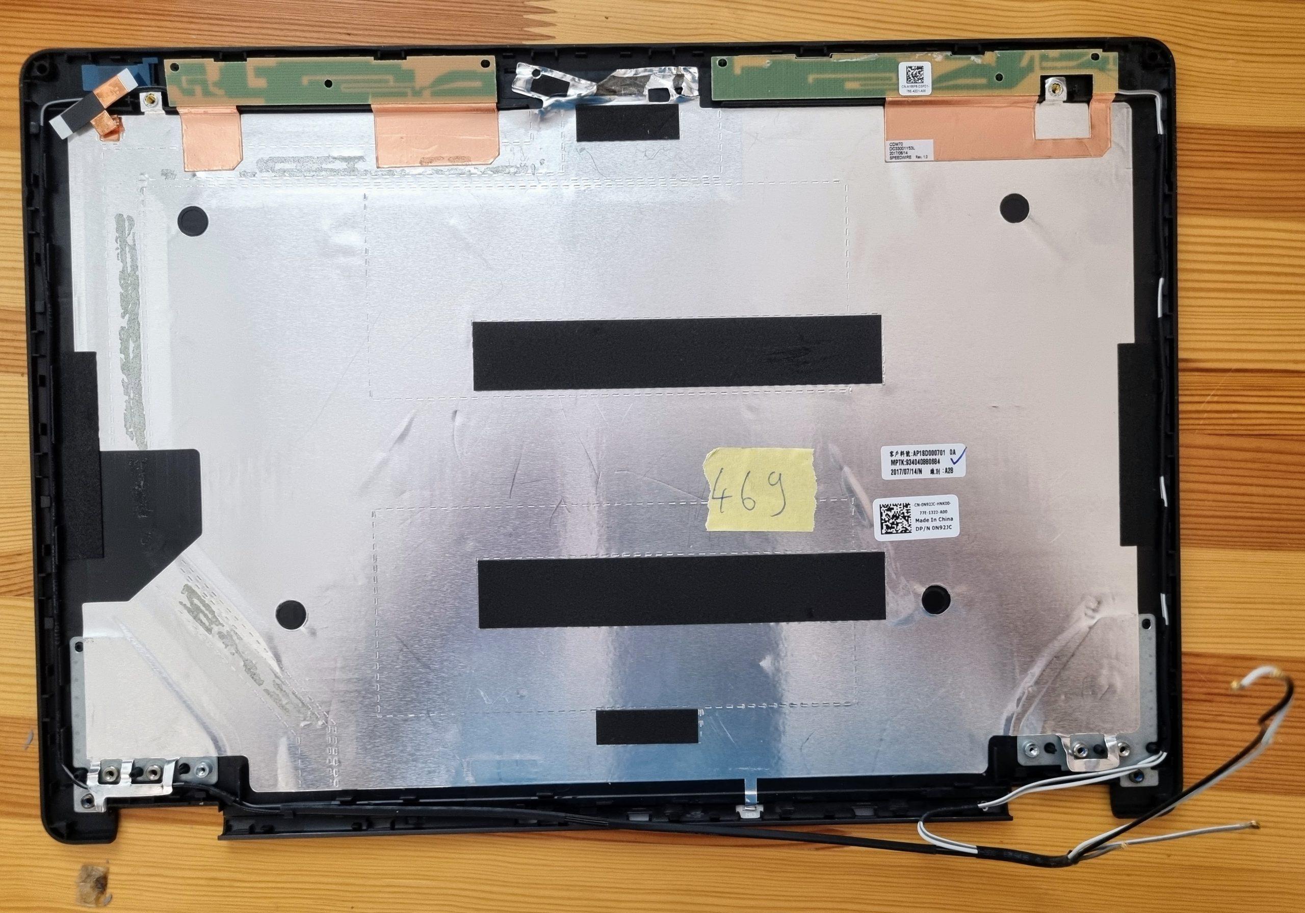 Dell Latitude E5480 5480 E5490 5490 LCD-Rückabdeckung, oberer Deckel 0N92JC N92JC – Bild 3