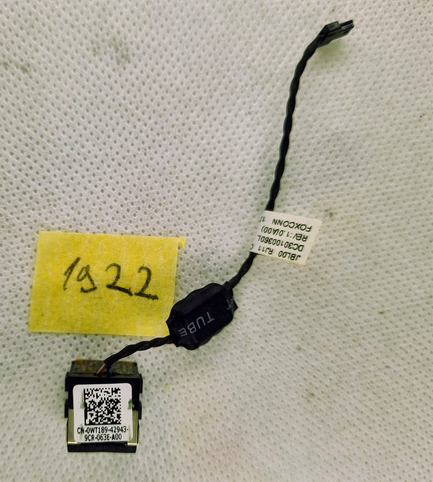 Dell Latitude E6400 Laptop-Modem-LAN-Buchse mit Kabel CN-0WT189 – Originalteil für Konnektivität!