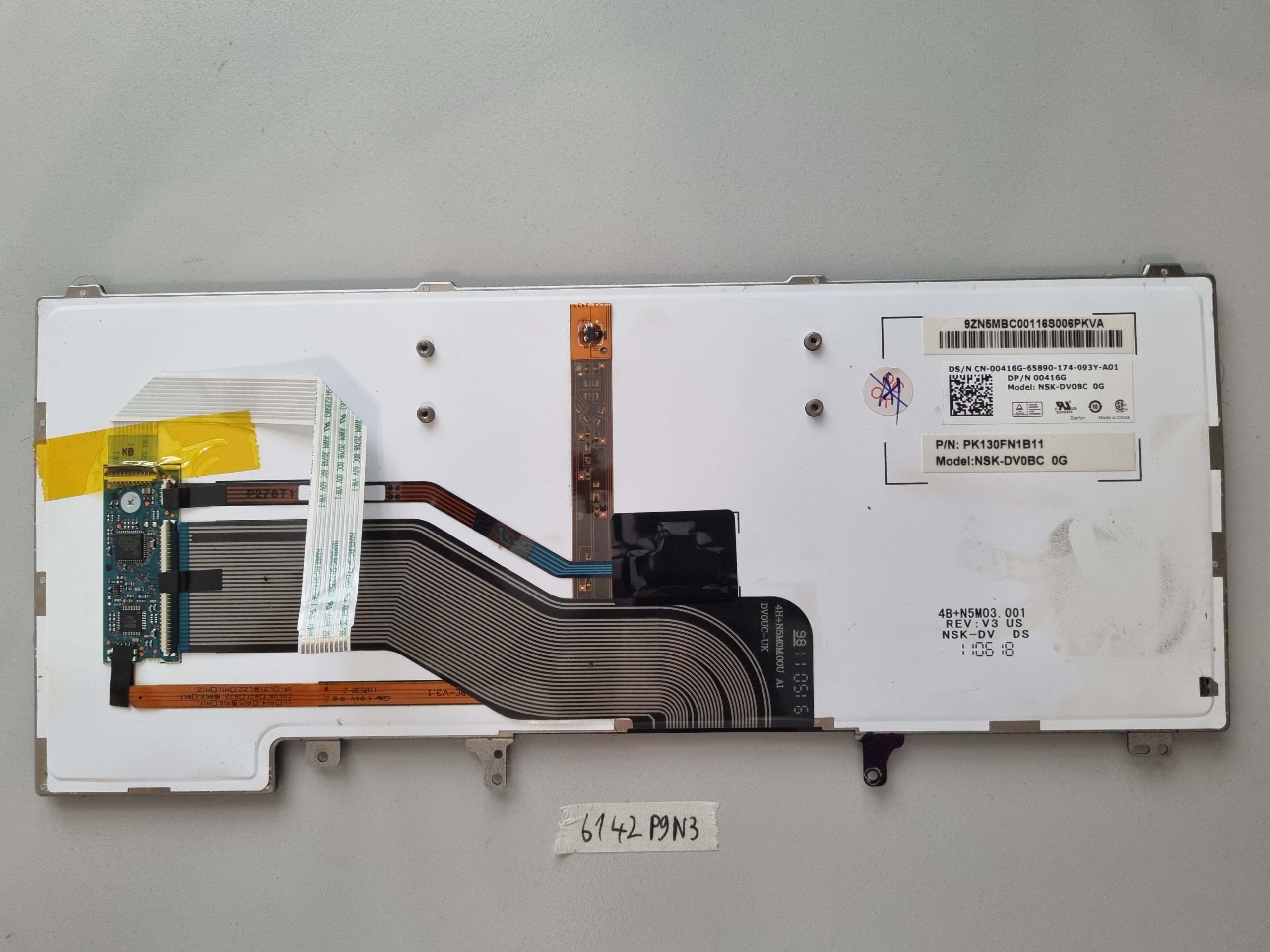 Dell Latitude E6420 Tastatur Deutsch Deutsch NSK-DV0BC 0416G Laptop-Teile – Bild 2