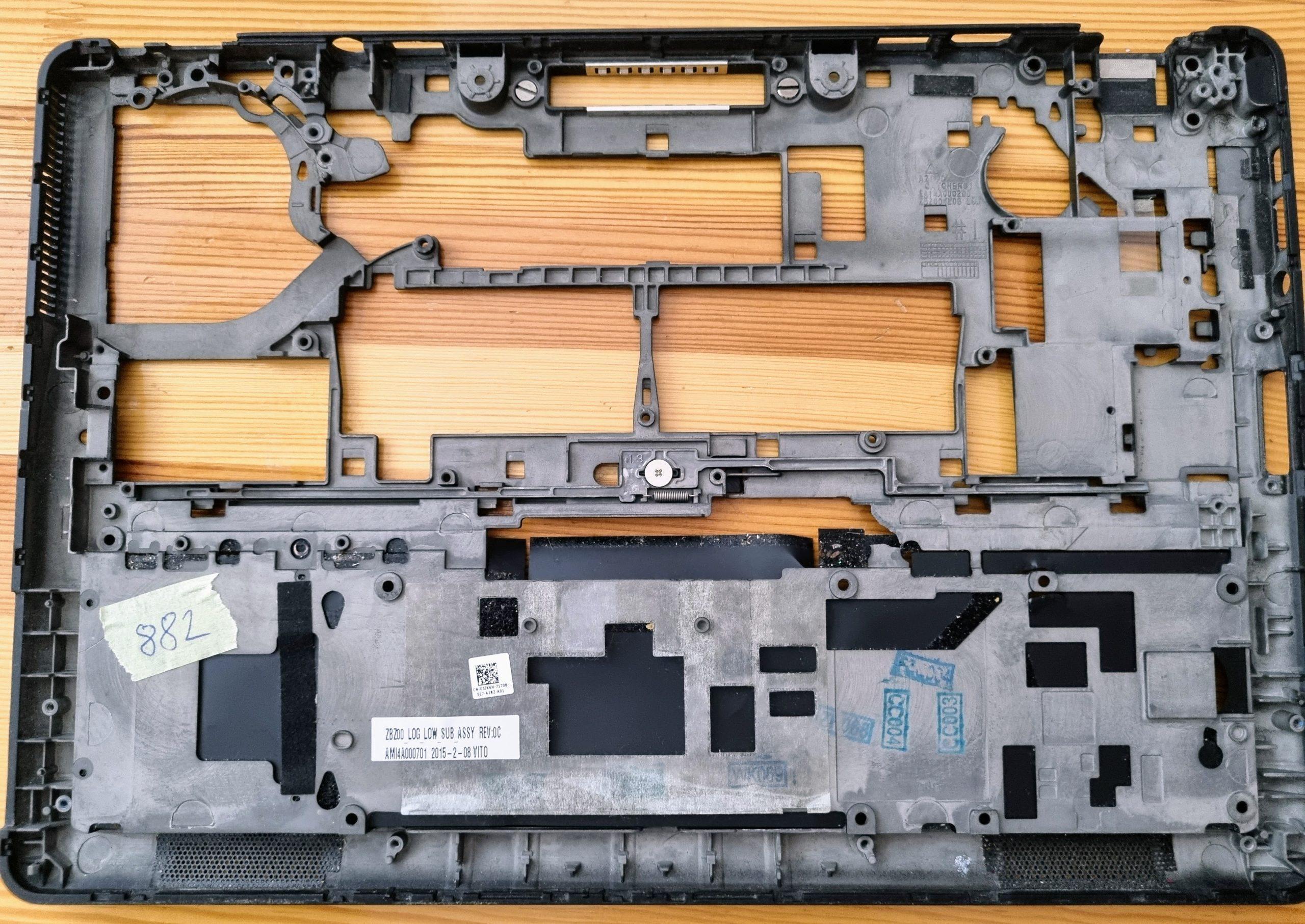 Dell Latitude E7250 Laptop-Unterbodenabdeckung 5JK6H 05JK6H CN-05JK6H – Bild 2