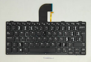 Dell Latitude Rugged E7214 Tastatur 03N36K mit Hintergrundbeleuchtung – Original-Laptop-Ersatzteil