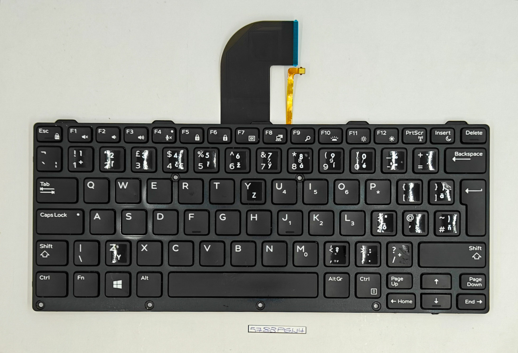 Dell Latitude Rugged E7214 Tastatur 03N36K mit Hintergrundbeleuchtung – Original-Laptop-Ersatzteil