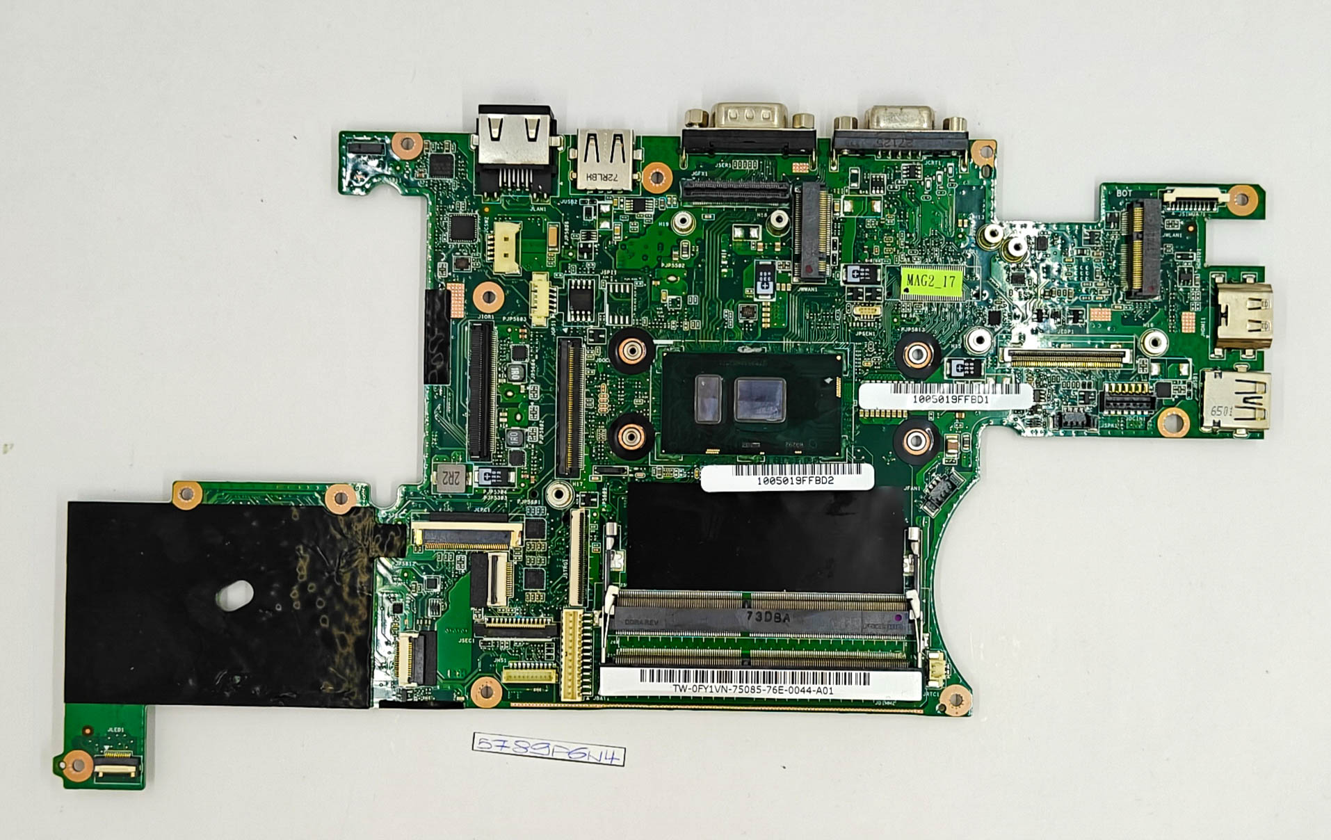 Dell Latitude Rugged E7214 Motherboard 0FY1VN i7-6600U – Original-Laptopteil getestet