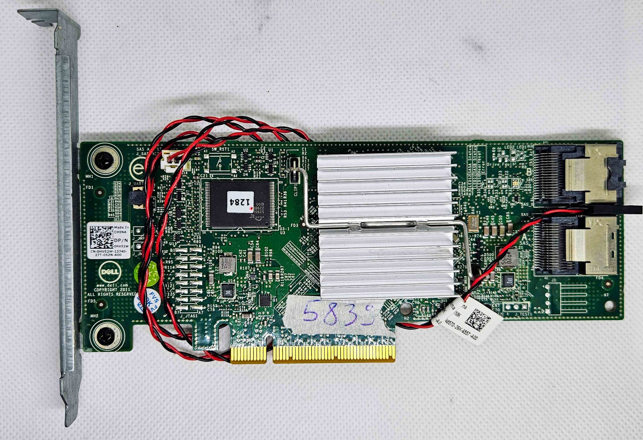 Dell PERC H310 6Gb/s PCIe RAID-Controllerkarte 0HV52W – Server-Speicher-Upgrade