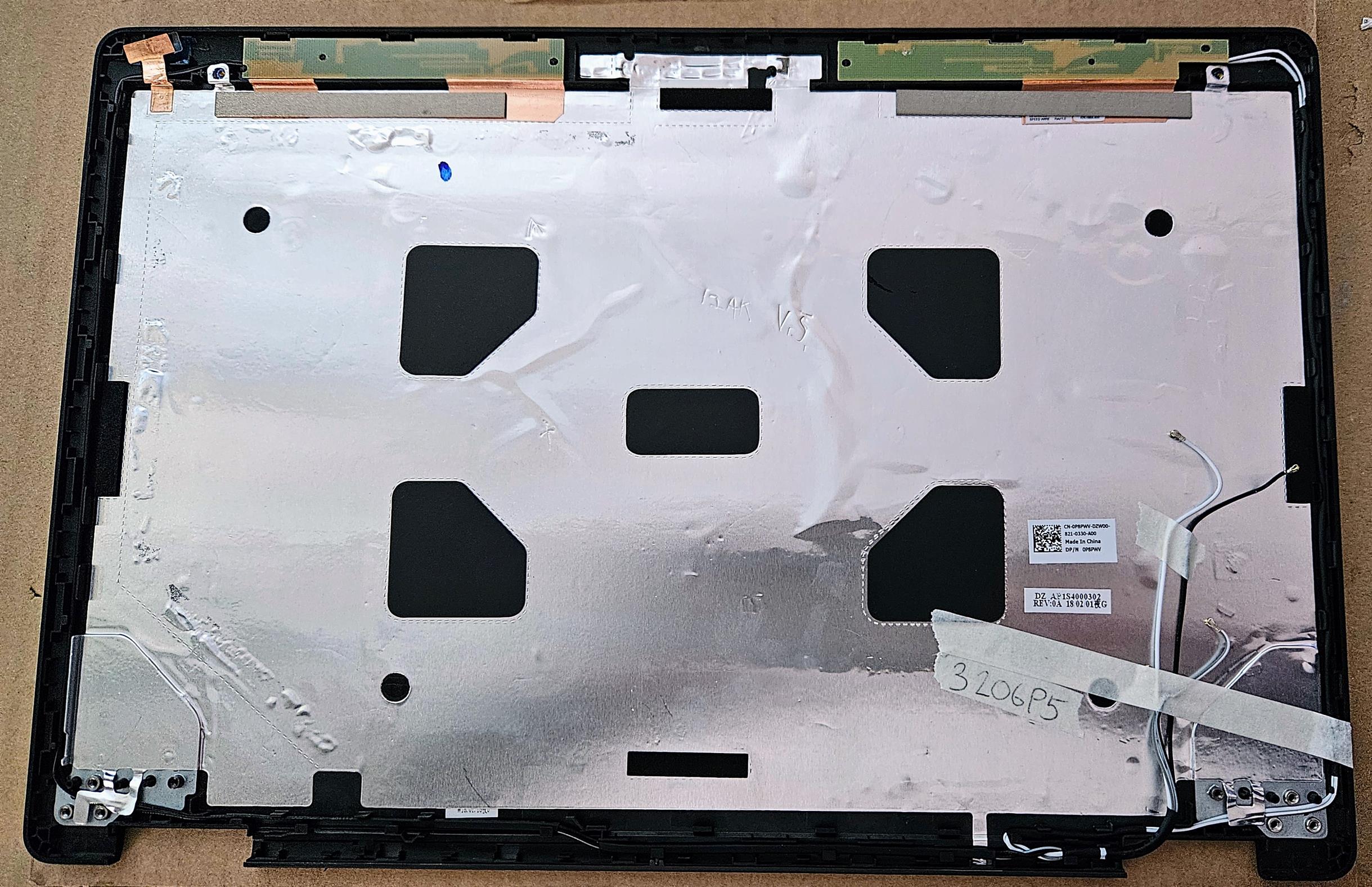 Dell Precision 3520 Gehäusedeckel, obere Abdeckung, 0P8PWV – Original-OEM-Laptop-Teile – Bild 2