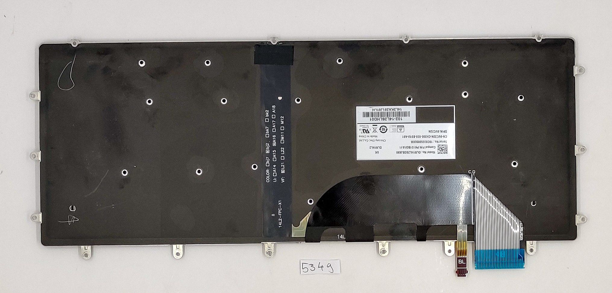 Dell Precision 5520 Tastatur 0VC22N – Original-Ersatzteil – Bild 2