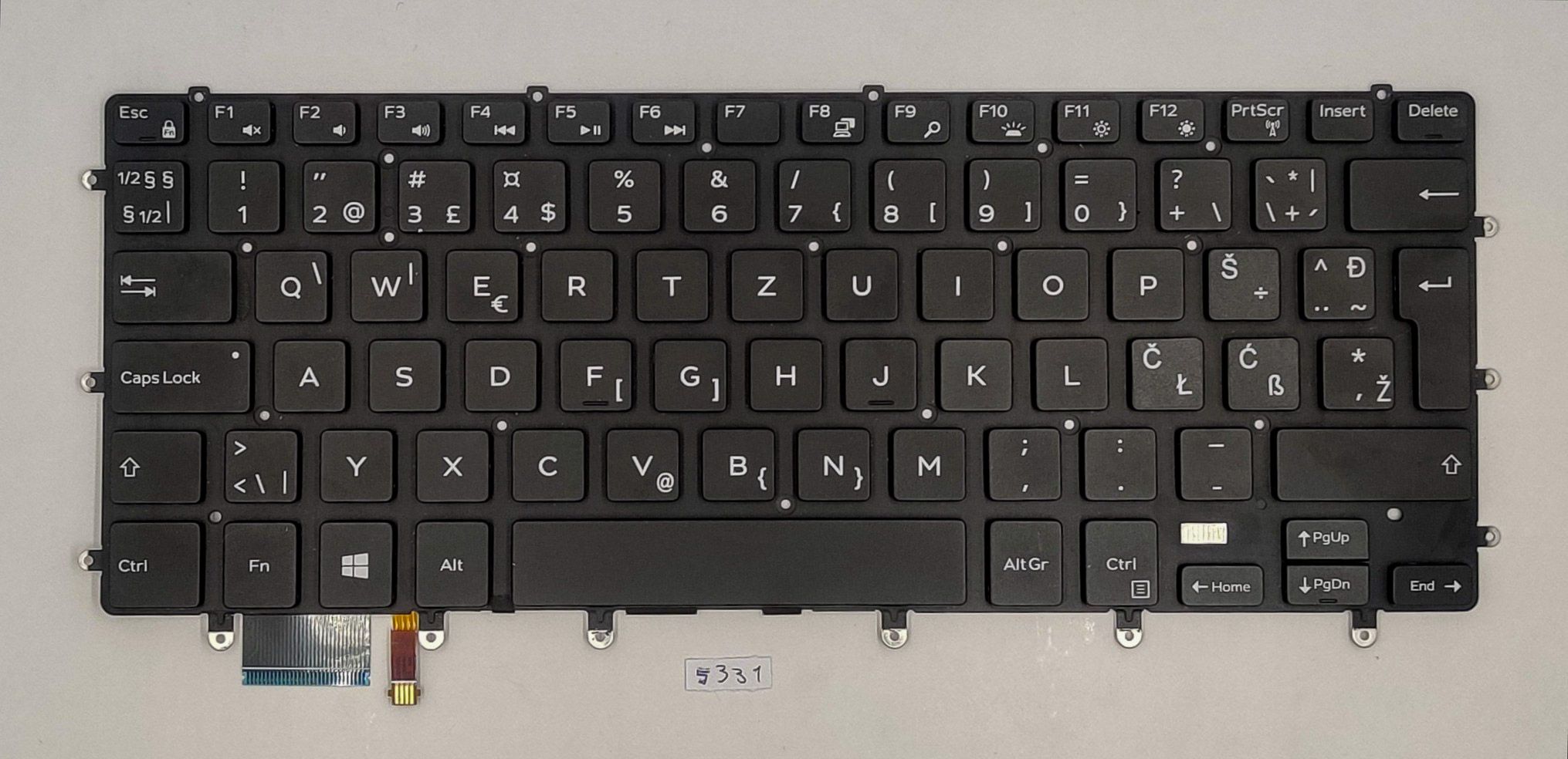 Dell Precision 5530 Laptop-Tastatur – Original-Ersatzteil