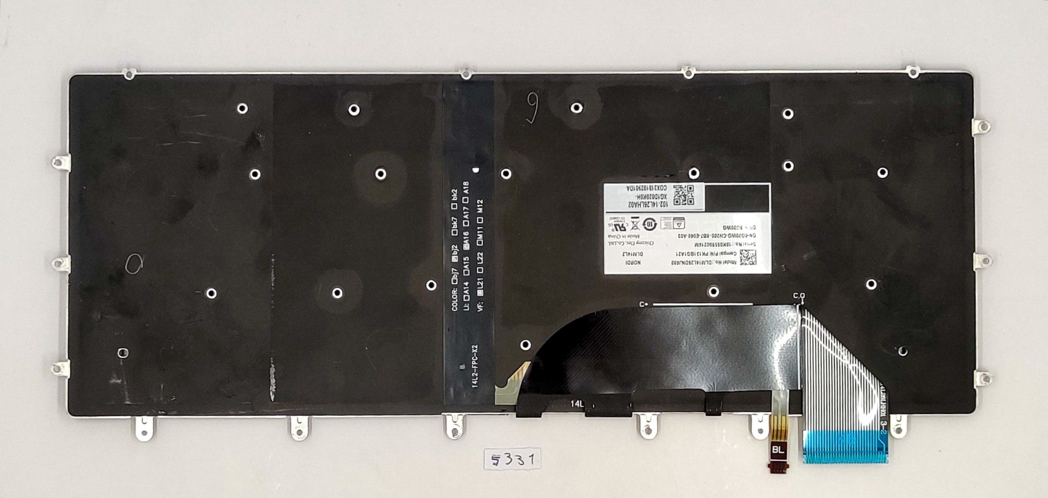 Dell Precision 5530 Laptop-Tastatur – Original-Ersatzteil – Bild 2