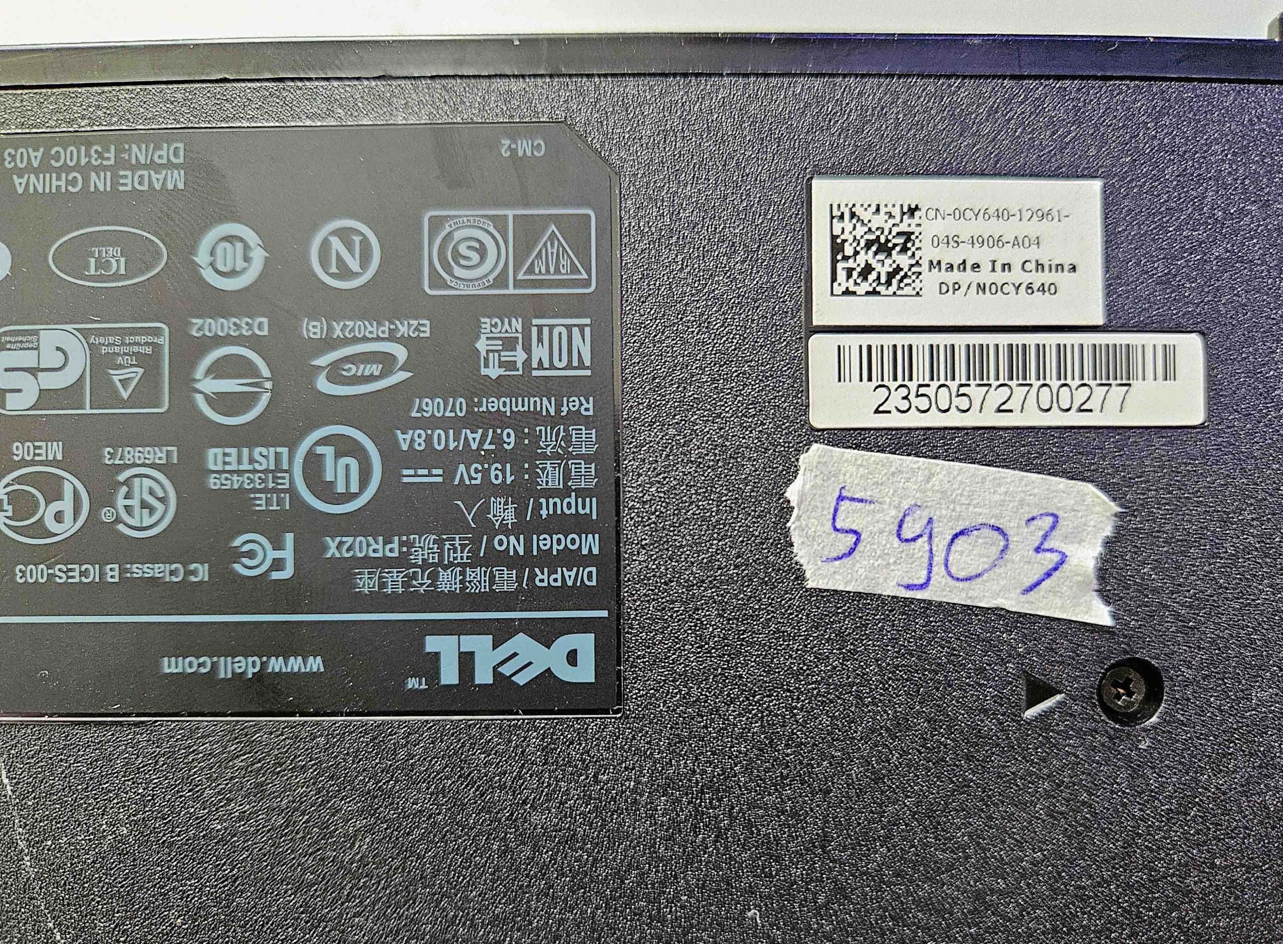 Dell USB-C-Dockingstation M4600 CN-0CY640 CN-0HJVX1 Laptop-Teile getestet – Bild 2