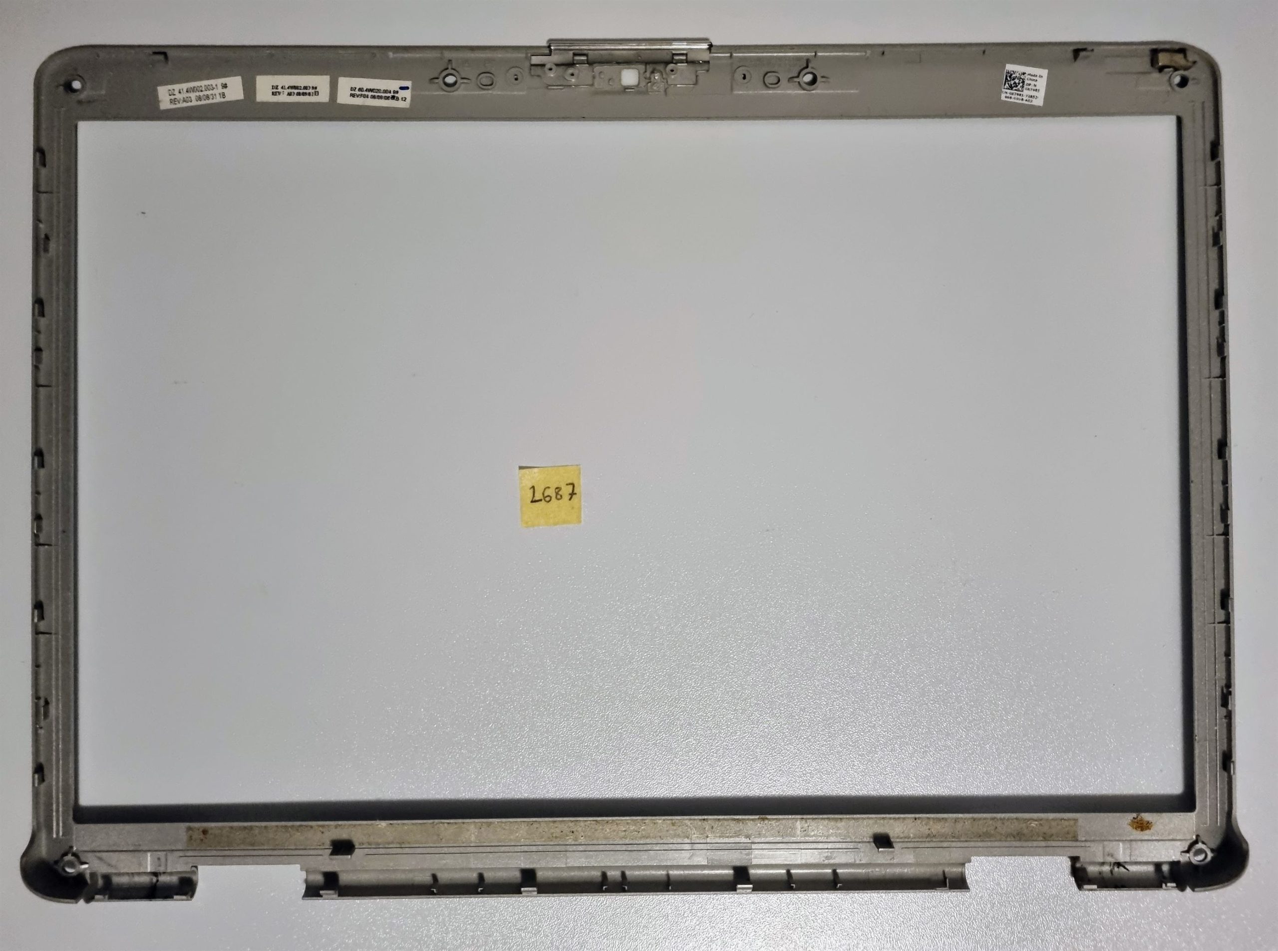 Dell YY034 Inspiron 1520 1521 LCD-Frontblende, silberfarben – Original-Ersatzteile für Laptops – Bild 2