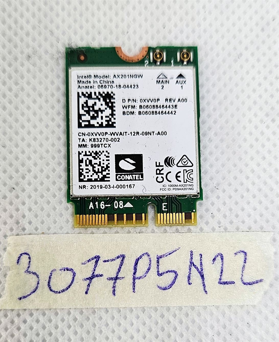 Verbessern Sie die Konnektivität! Kompatibel mit CN-0XVV0P Dell Wireless-Karte für INSPIRON 5502 Laptop-Teile