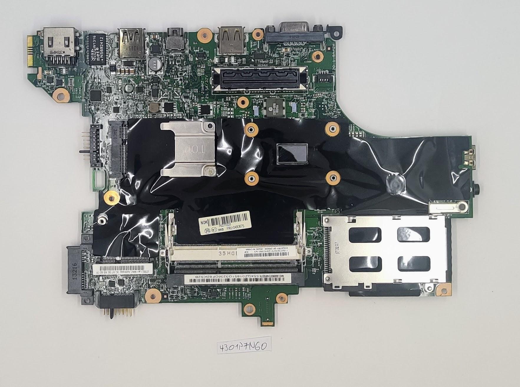 FRU 04X3679 04X3675 Hauptplatine für Lenovo ThinkPad T430S Laptop-Motherboard I7-3520M CPU DDR3