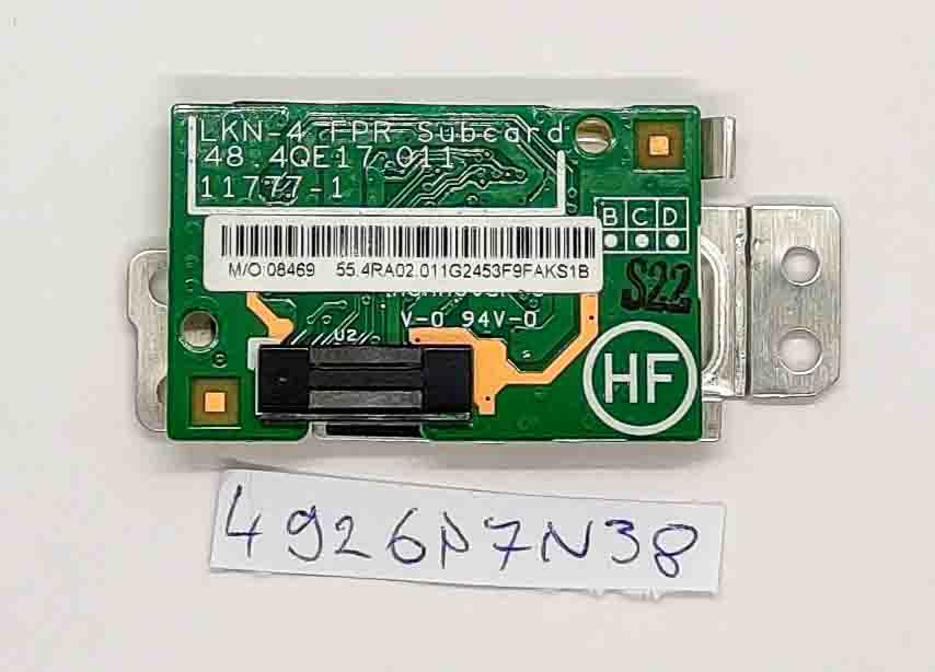 Fingerabdruckleserplatine und Halterung für Lenovo ThinkPad X230 – 48.4QE17.011