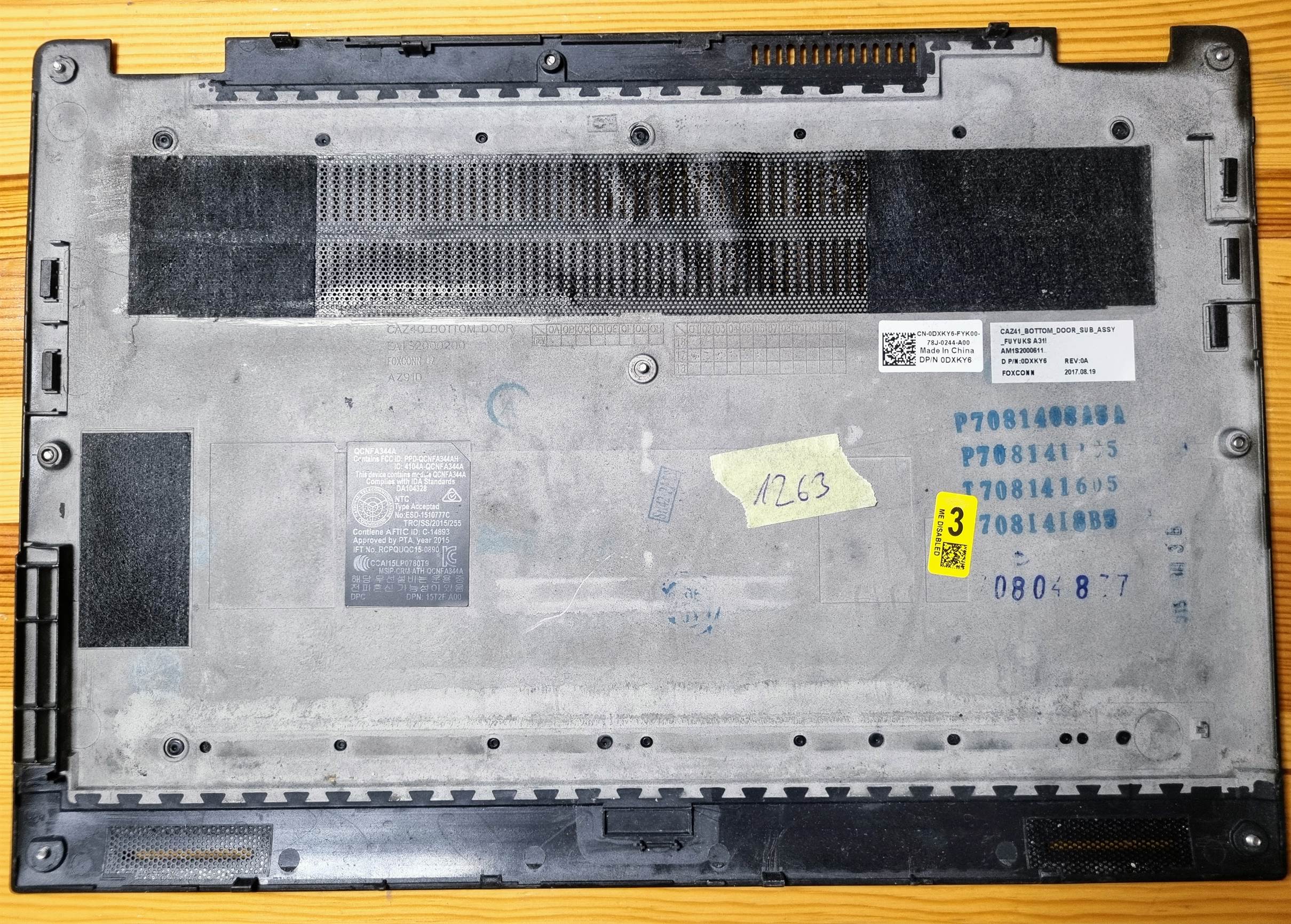 Für Dell Latitude 7389 E7389 D Shell Unten 0DXKY6 Shell – Bild 2