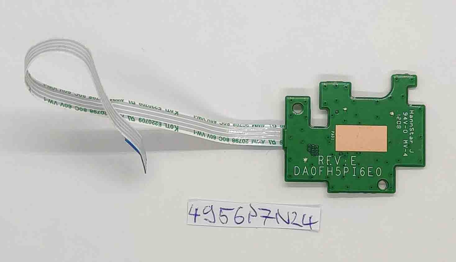 Fujitsu LifeBook A512 AH512 A531 AH531 Power Button Board DA0FH5PI6E0 mit Kabel – Bild 2