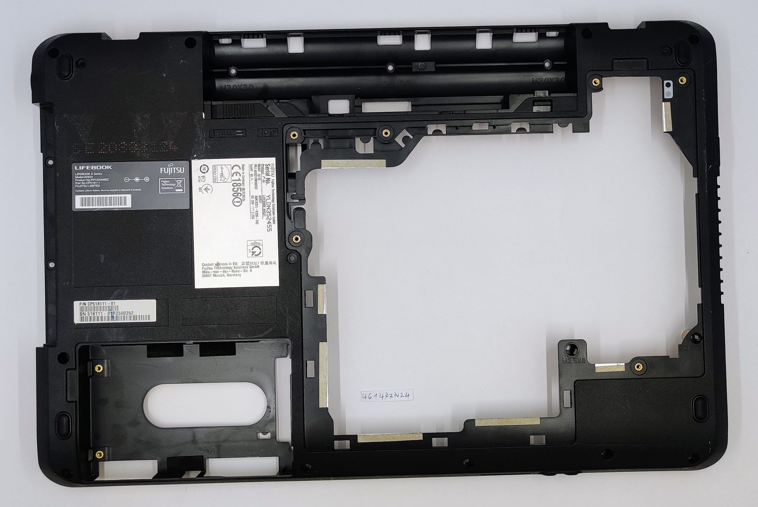 Fujitsu LifeBook AH531 MainBoard Unteres Gehäuse CP515937-02 Original Laptop-Teile – Bild 2
