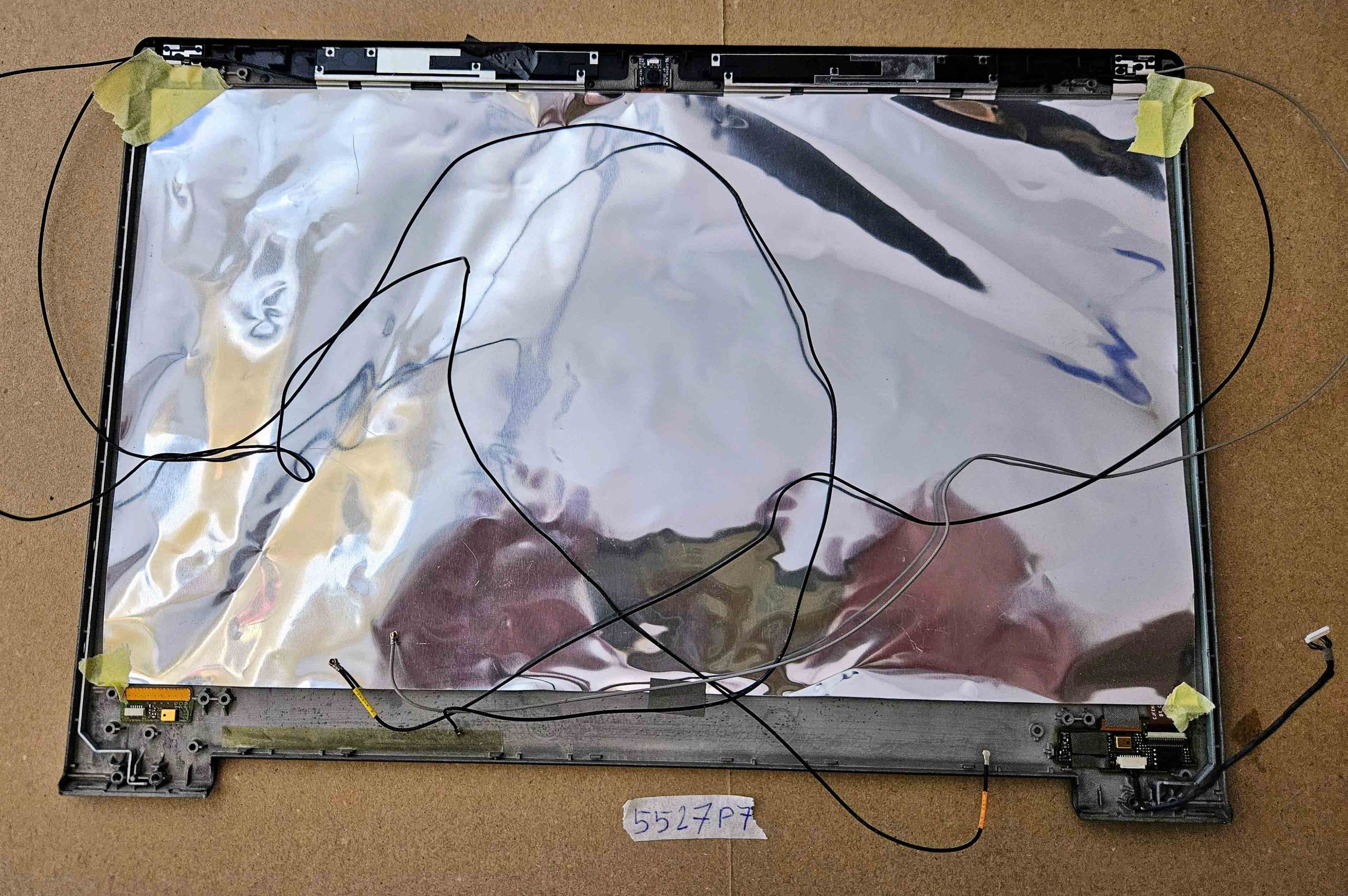 Fujitsu Lifebook E745 Laptop LCD-Bildschirm, oberer Deckel, hintere Abdeckung mit Kamera – Bild 2