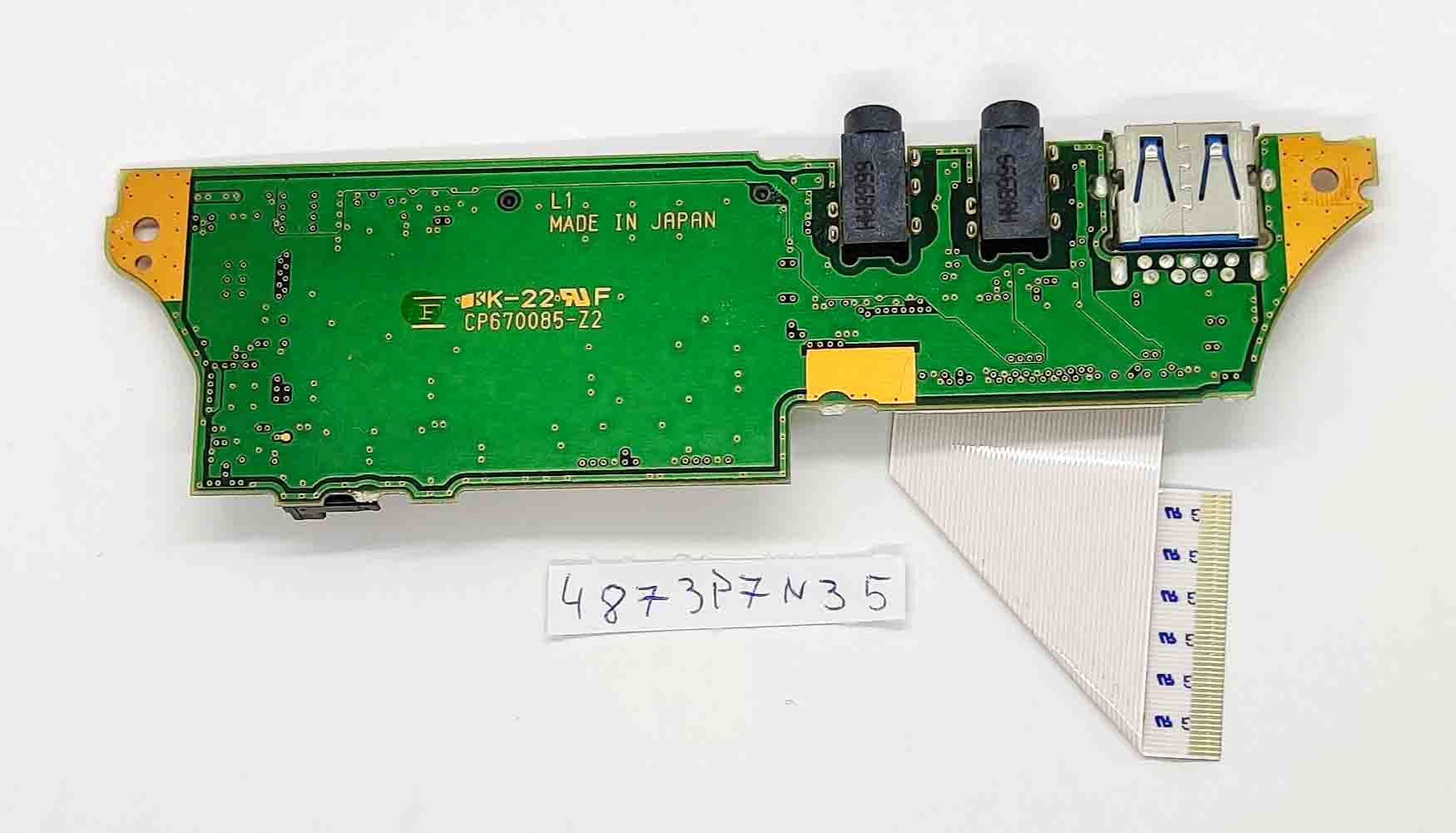 Fujitsu Lifebook U745 USB-Audio-Leseplatine mit Kabel CP670085-Z2 Ersatz – Bild 2