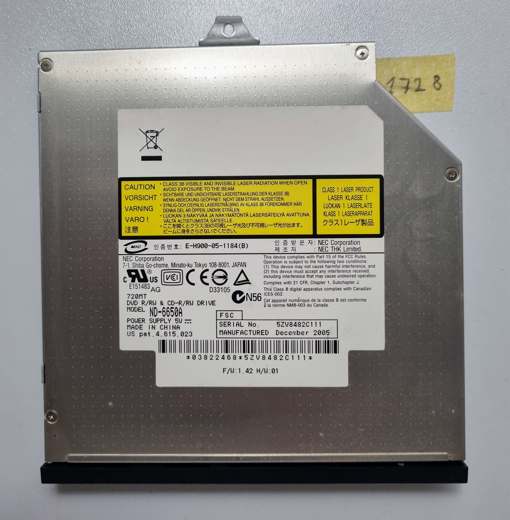 Fujitsu Siemens AMILO Pro V2030D CD/DVD-Lese- und Brenngerät