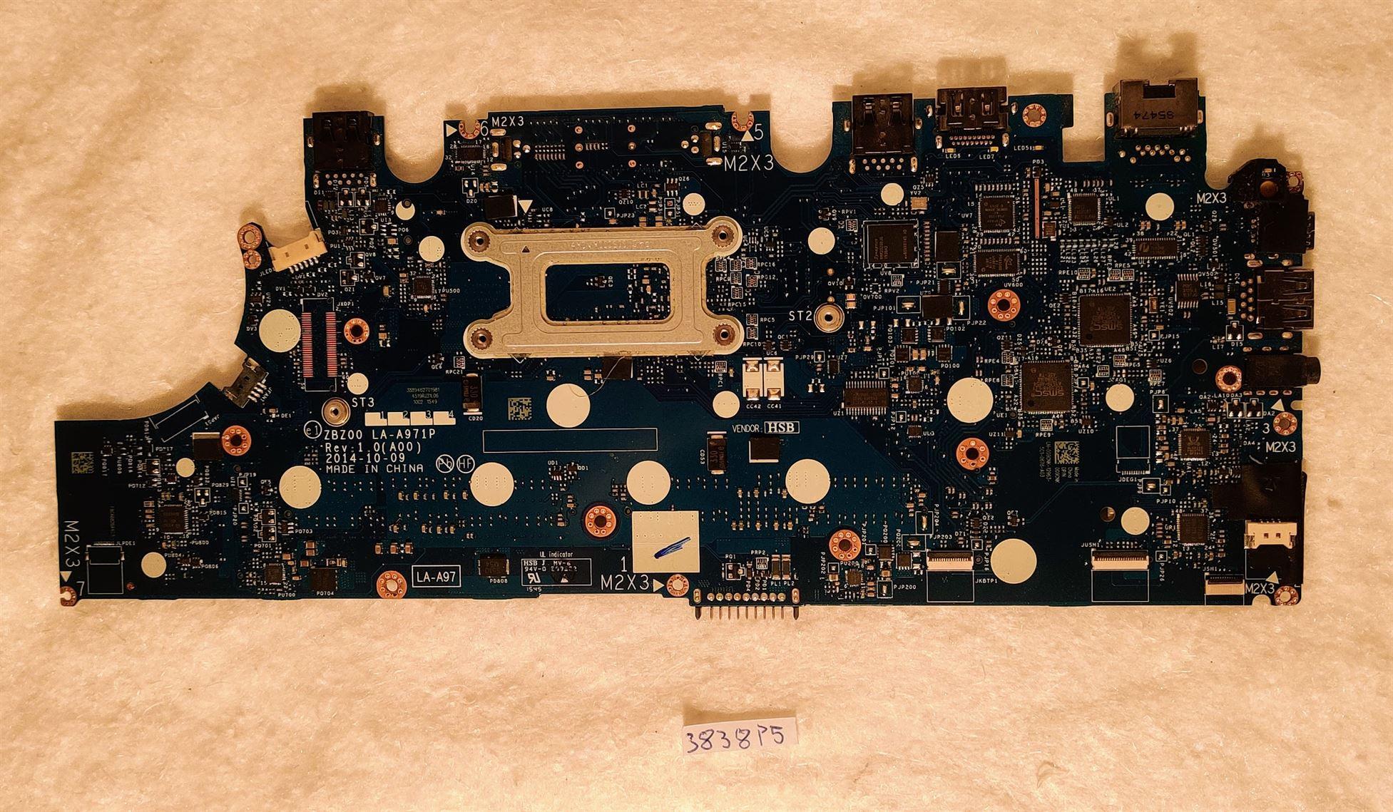 G9CNK Dell Latitude E7250 Intel i5-5300U 2,30 GHz ZBZ00 LA-A971P Motherboard Laptop-Teile – Bild 2