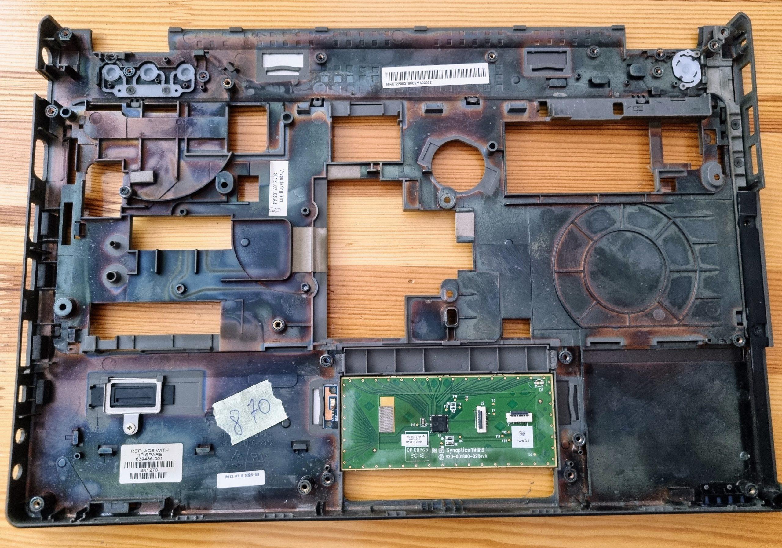 ORIGINAL HP ProBook 6360t Handauflage Topcase mit Touchpad 639485-001 – Bild 3