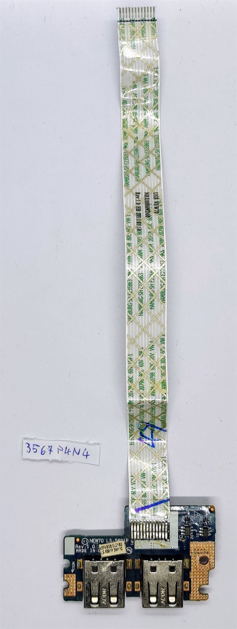 Original Acer eMachines E642G USB-Platine mit Kabel – Ersatzteile